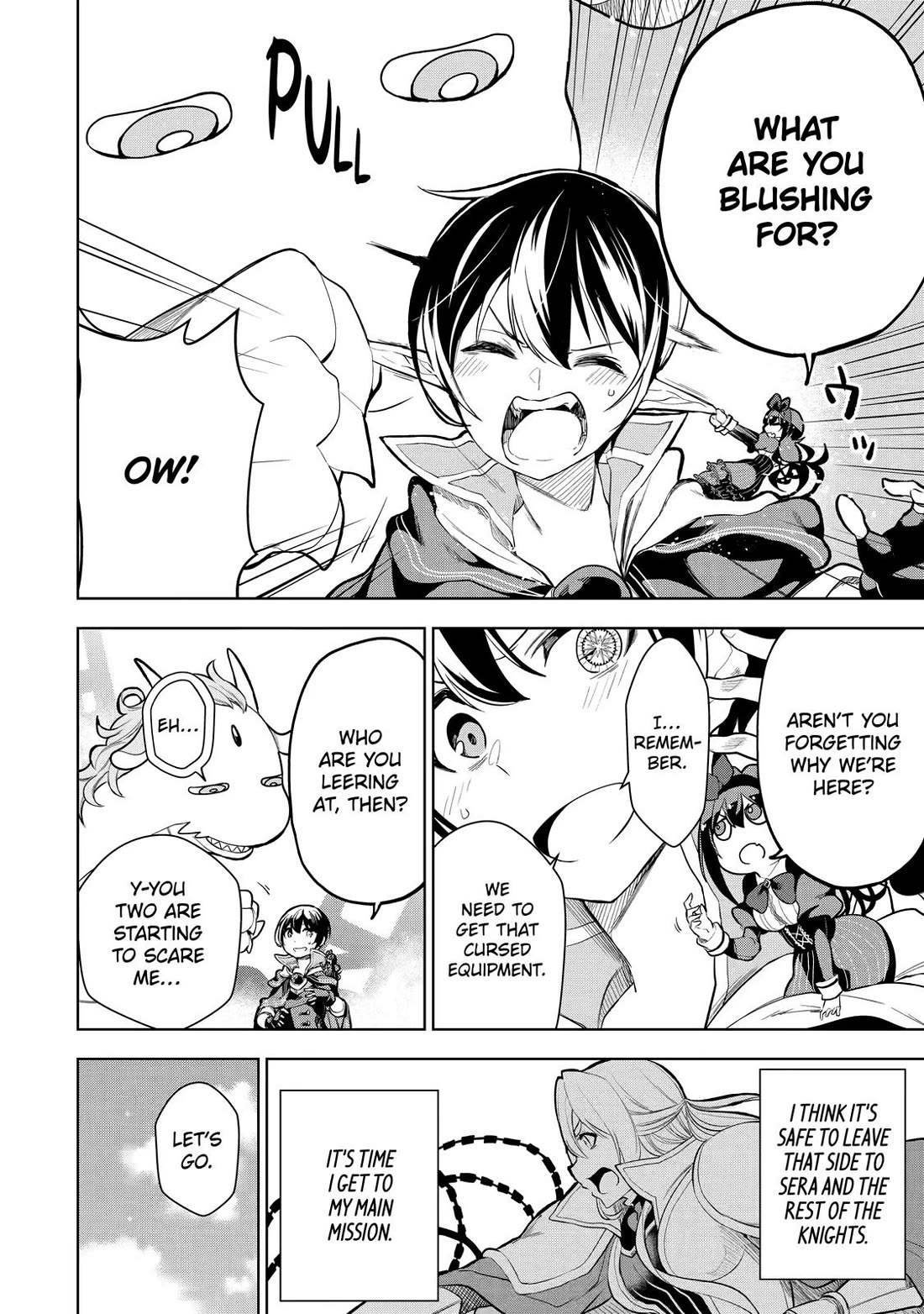 The Strongest Swordsman Has Zero Equipment Slots, but He Can Equip up to 9999 Items if It’s (Cute) Cursed Equipment Chapter 9 page 15 - Chapter 9