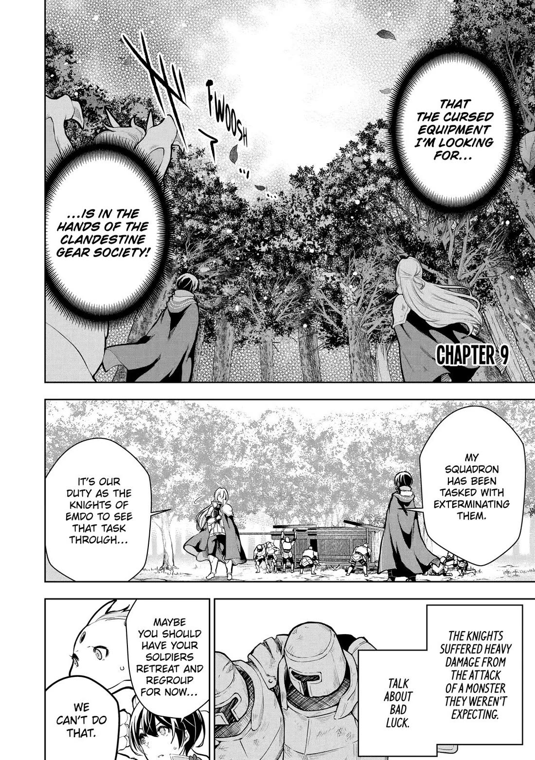 The Strongest Swordsman Has Zero Equipment Slots, but He Can Equip up to 9999 Items if It’s (Cute) Cursed Equipment Chapter 9 page 2 - Chapter 9