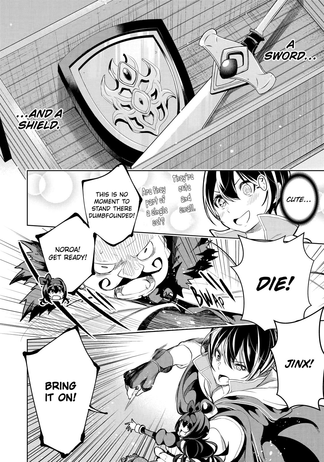 The Strongest Swordsman Has Zero Equipment Slots, but He Can Equip up to 9999 Items if It’s (Cute) Cursed Equipment Chapter 9 page 25 - Chapter 9