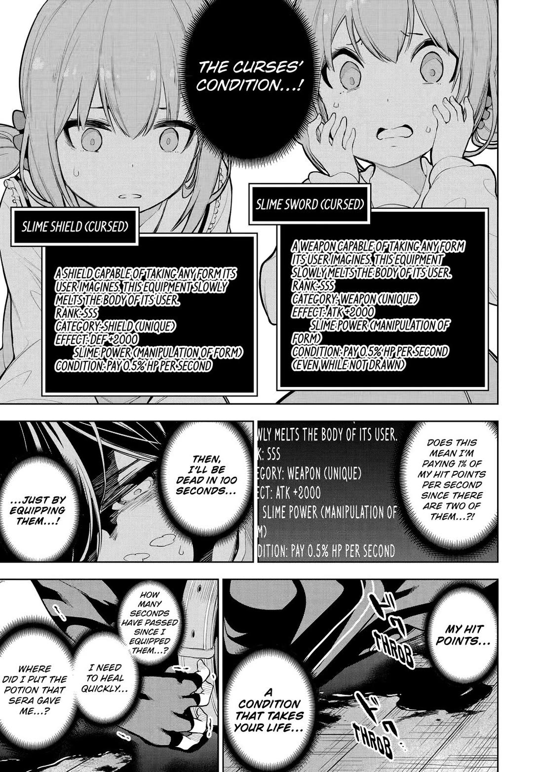 The Strongest Swordsman Has Zero Equipment Slots, but He Can Equip up to 9999 Items if It’s (Cute) Cursed Equipment Chapter 9 page 38 - Chapter 9