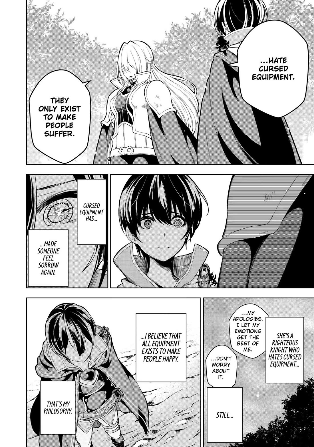The Strongest Swordsman Has Zero Equipment Slots, but He Can Equip up to 9999 Items if It’s (Cute) Cursed Equipment Chapter 9 page 4 - Chapter 9