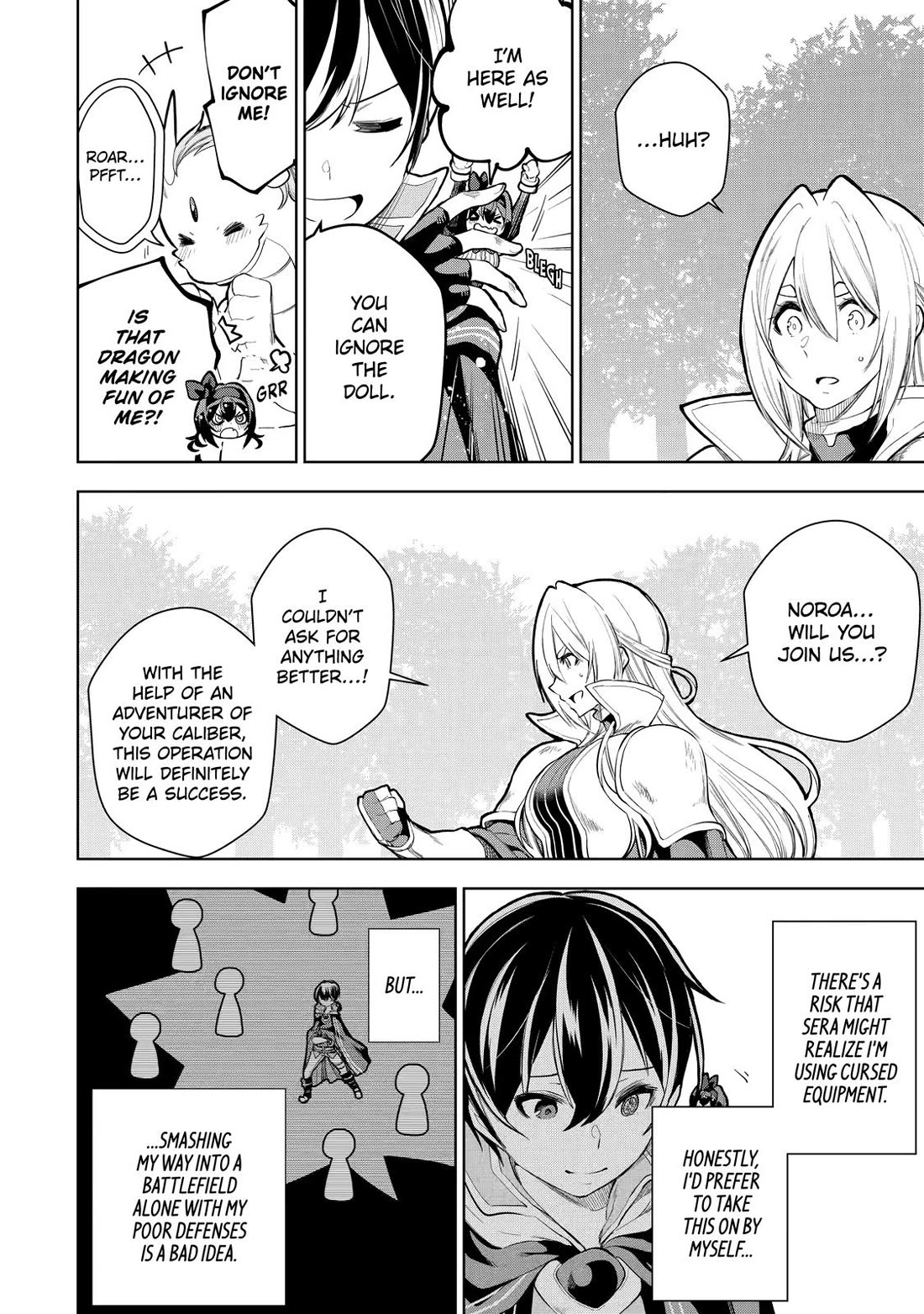The Strongest Swordsman Has Zero Equipment Slots, but He Can Equip up to 9999 Items if It’s (Cute) Cursed Equipment Chapter 9 page 6 - Chapter 9