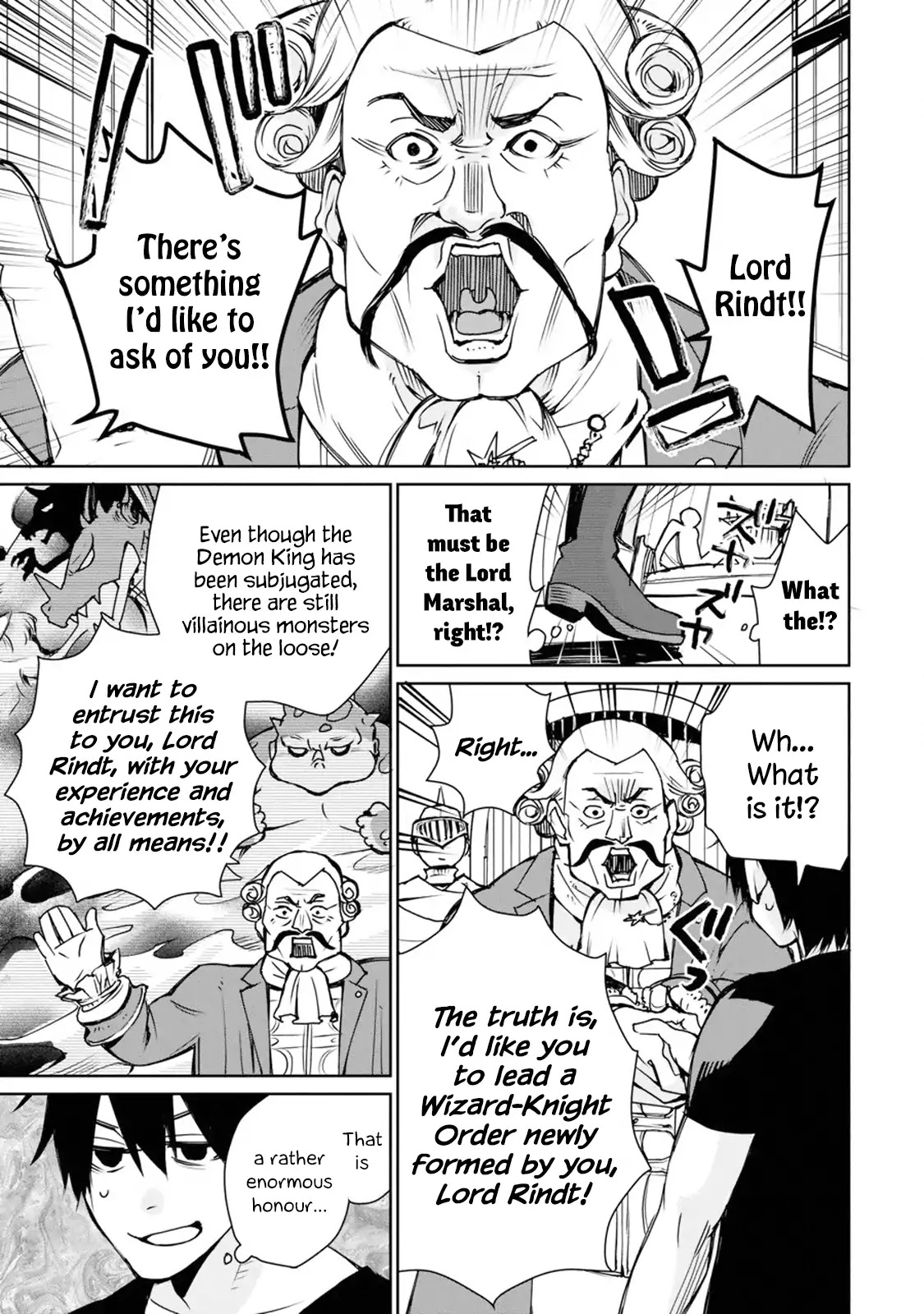 The Strongest Wizard Becomes a Countryside Guardsman After Taking an Arrow to the Knee Chapter 1.1 page 10 - Chapter 1.1 - 1.3: I was the Strongest Sorcerer. And Then I Retired (1)