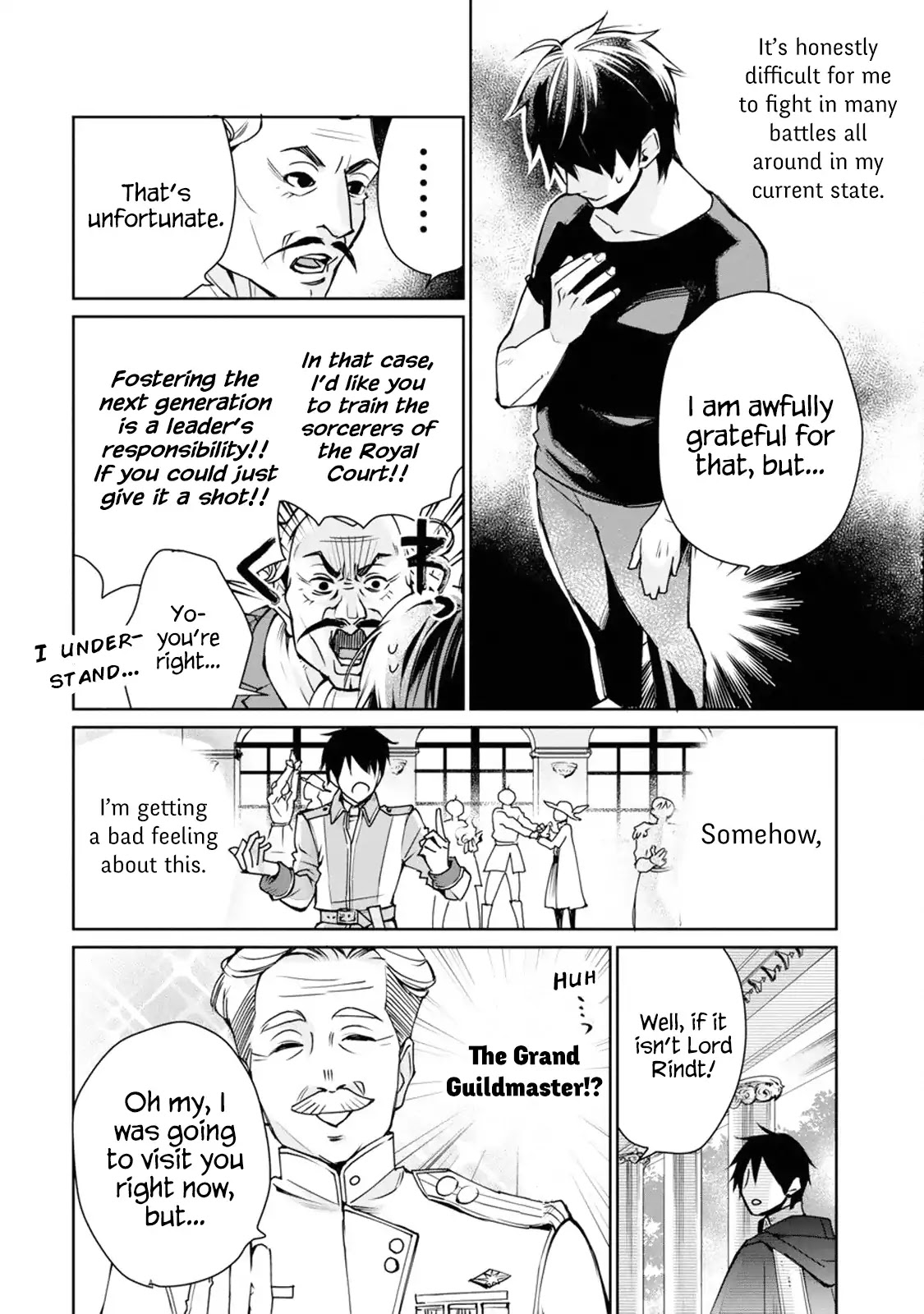 The Strongest Wizard Becomes a Countryside Guardsman After Taking an Arrow to the Knee Chapter 1.1 page 11 - Chapter 1.1 - 1.3: I was the Strongest Sorcerer. And Then I Retired (1)