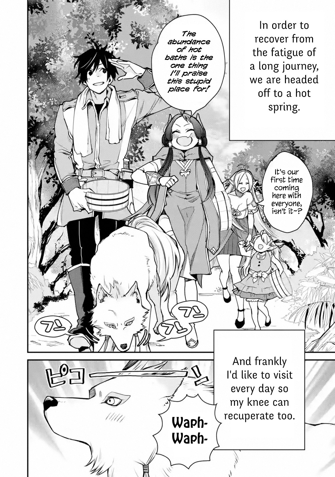 The Strongest Wizard Becomes a Countryside Guardsman After Taking an Arrow to the Knee Chapter 10.1 page 2 - Chapter 10.1 - 10.3: I was the Strongest Sorcerer. And Then I Enjoyed Myself at a Hot Spring Again