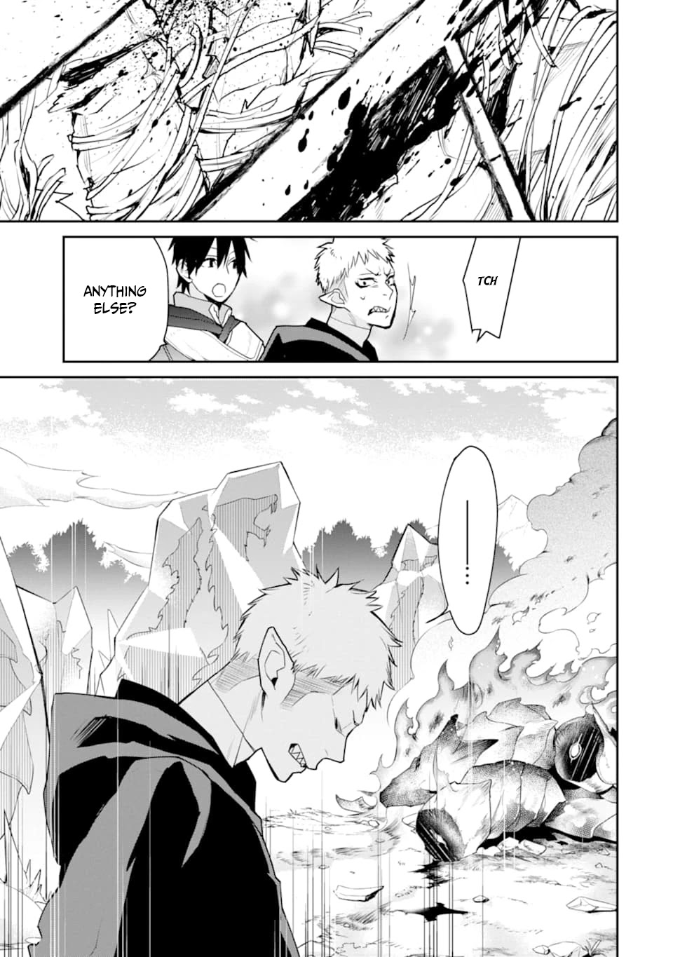 The Strongest Wizard Becomes a Countryside Guardsman After Taking an Arrow to the Knee Chapter 19 page 44 - Chapter 19: Fight against the cause of everything.