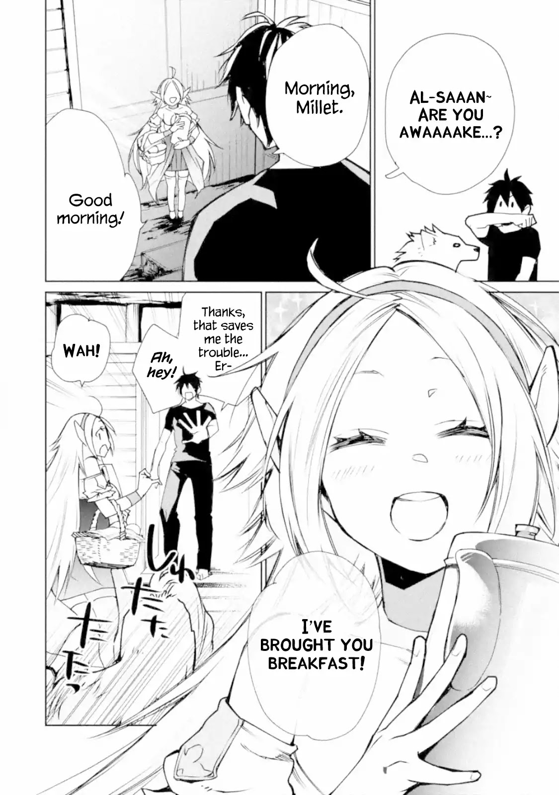 The Strongest Wizard Becomes a Countryside Guardsman After Taking an Arrow to the Knee Chapter 3.1 page 14 - Chapter 3.1 - 3.3: I was the Strongest Sorcerer. And Then I Sent an Enoemous Magical Boar Flying (1)