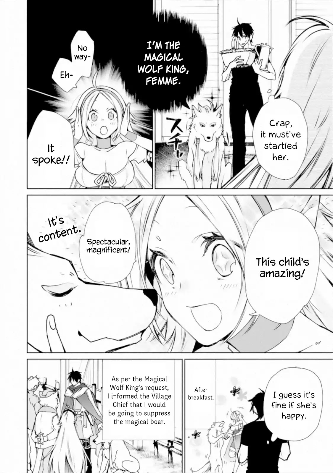 The Strongest Wizard Becomes a Countryside Guardsman After Taking an Arrow to the Knee Chapter 3.1 page 16 - Chapter 3.1 - 3.3: I was the Strongest Sorcerer. And Then I Sent an Enoemous Magical Boar Flying (1)