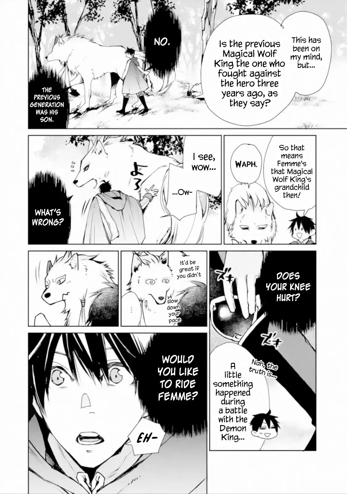 The Strongest Wizard Becomes a Countryside Guardsman After Taking an Arrow to the Knee Chapter 3.1 page 18 - Chapter 3.1 - 3.3: I was the Strongest Sorcerer. And Then I Sent an Enoemous Magical Boar Flying (1)