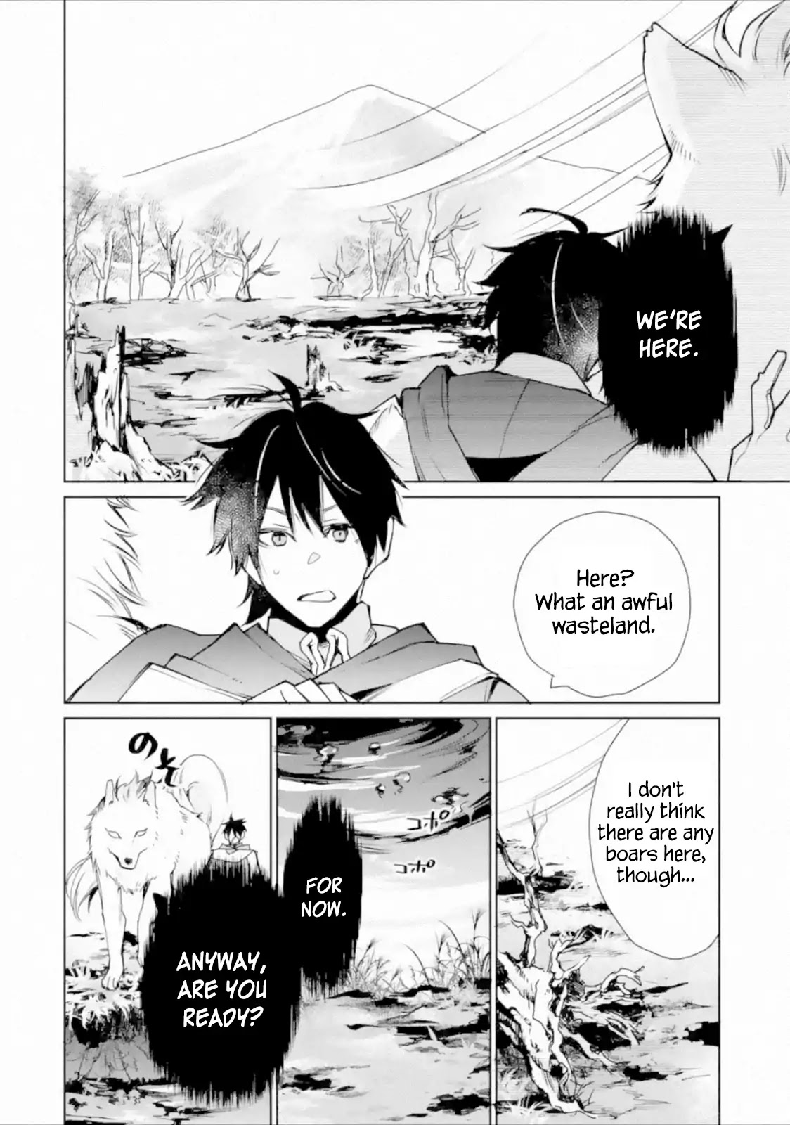 The Strongest Wizard Becomes a Countryside Guardsman After Taking an Arrow to the Knee Chapter 3.1 page 20 - Chapter 3.1 - 3.3: I was the Strongest Sorcerer. And Then I Sent an Enoemous Magical Boar Flying (1)