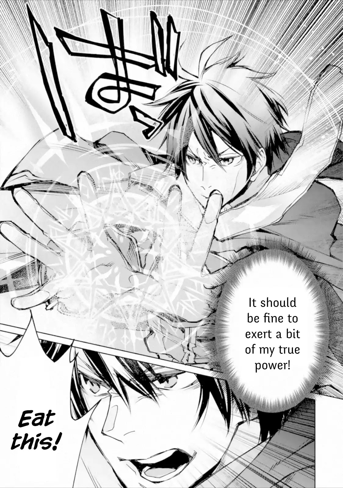 The Strongest Wizard Becomes a Countryside Guardsman After Taking an Arrow to the Knee Chapter 3.1 page 26 - Chapter 3.1 - 3.3: I was the Strongest Sorcerer. And Then I Sent an Enoemous Magical Boar Flying (1)