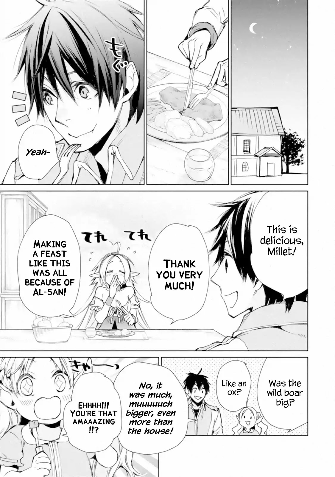 The Strongest Wizard Becomes a Countryside Guardsman After Taking an Arrow to the Knee Chapter 3.1 page 39 - Chapter 3.1 - 3.3: I was the Strongest Sorcerer. And Then I Sent an Enoemous Magical Boar Flying (1)