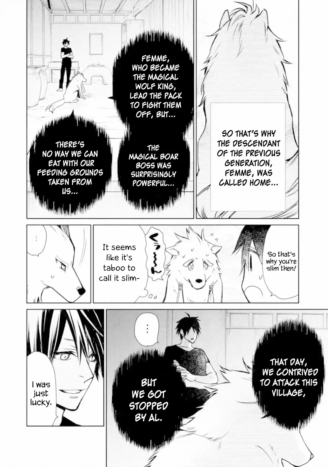 The Strongest Wizard Becomes a Countryside Guardsman After Taking an Arrow to the Knee Chapter 3.1 page 8 - Chapter 3.1 - 3.3: I was the Strongest Sorcerer. And Then I Sent an Enoemous Magical Boar Flying (1)