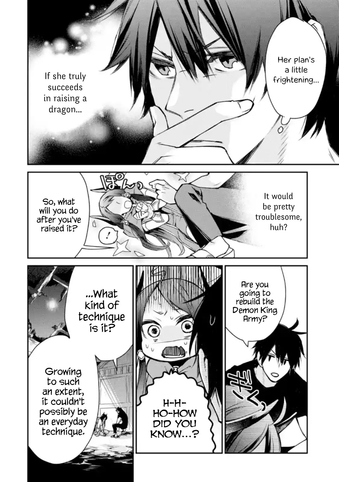 The Strongest Wizard Becomes a Countryside Guardsman After Taking an Arrow to the Knee Chapter 4.1 page 21 - Chapter 4.1 - 4.3: I was the Strongest Sorcerer. And Then I Caught Someone Who Claimed to be One of the Four Heavenly Kings of the Demon King Army (1)