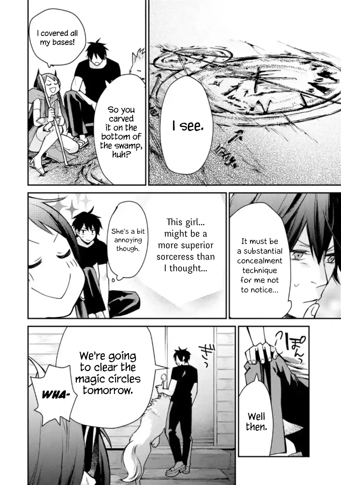 The Strongest Wizard Becomes a Countryside Guardsman After Taking an Arrow to the Knee Chapter 4.1 page 23 - Chapter 4.1 - 4.3: I was the Strongest Sorcerer. And Then I Caught Someone Who Claimed to be One of the Four Heavenly Kings of the Demon King Army (1)