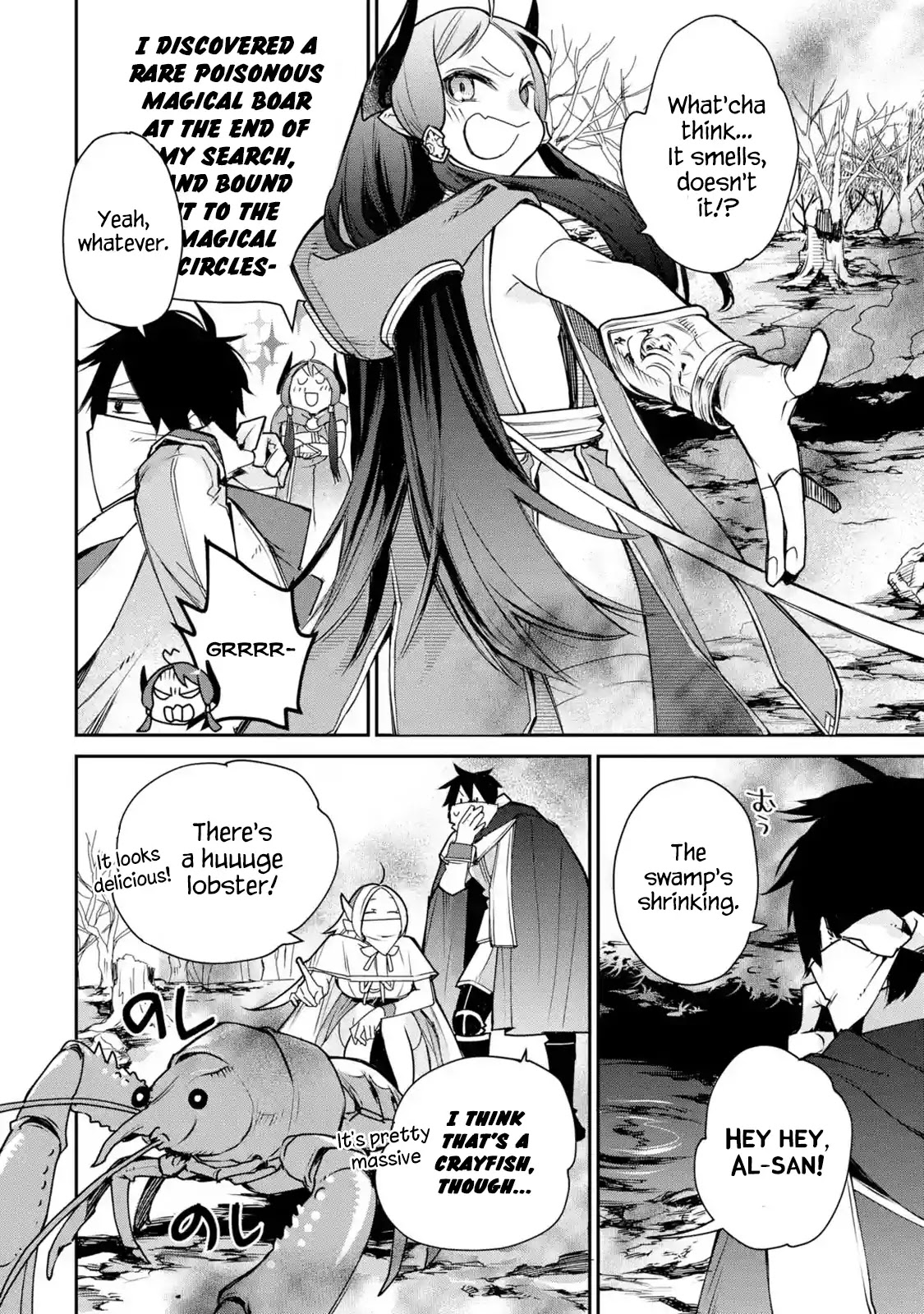 The Strongest Wizard Becomes a Countryside Guardsman After Taking an Arrow to the Knee Chapter 4.1 page 33 - Chapter 4.1 - 4.3: I was the Strongest Sorcerer. And Then I Caught Someone Who Claimed to be One of the Four Heavenly Kings of the Demon King Army (1)