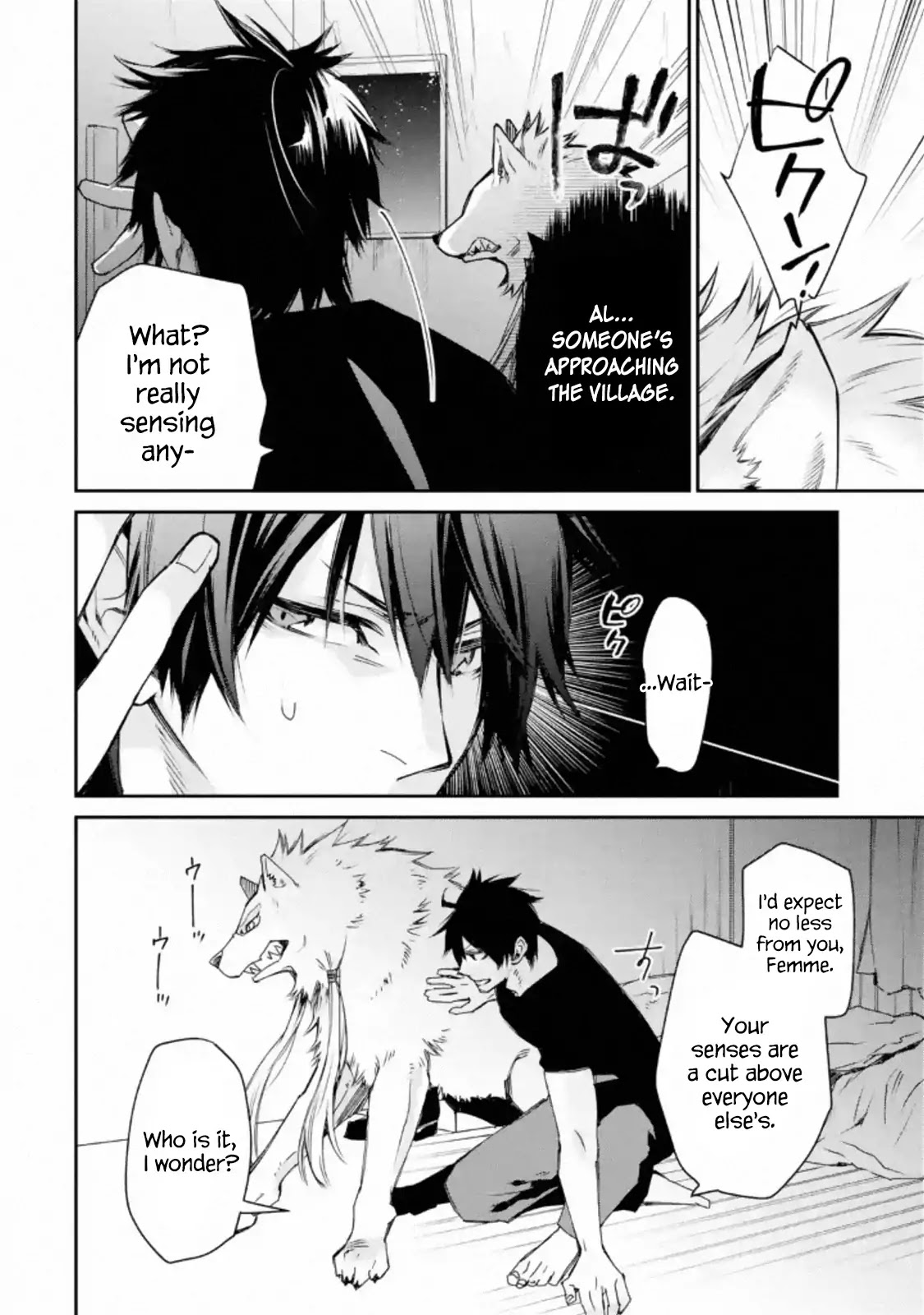 The Strongest Wizard Becomes a Countryside Guardsman After Taking an Arrow to the Knee Chapter 4.1 page 4 - Chapter 4.1 - 4.3: I was the Strongest Sorcerer. And Then I Caught Someone Who Claimed to be One of the Four Heavenly Kings of the Demon King Army (1)