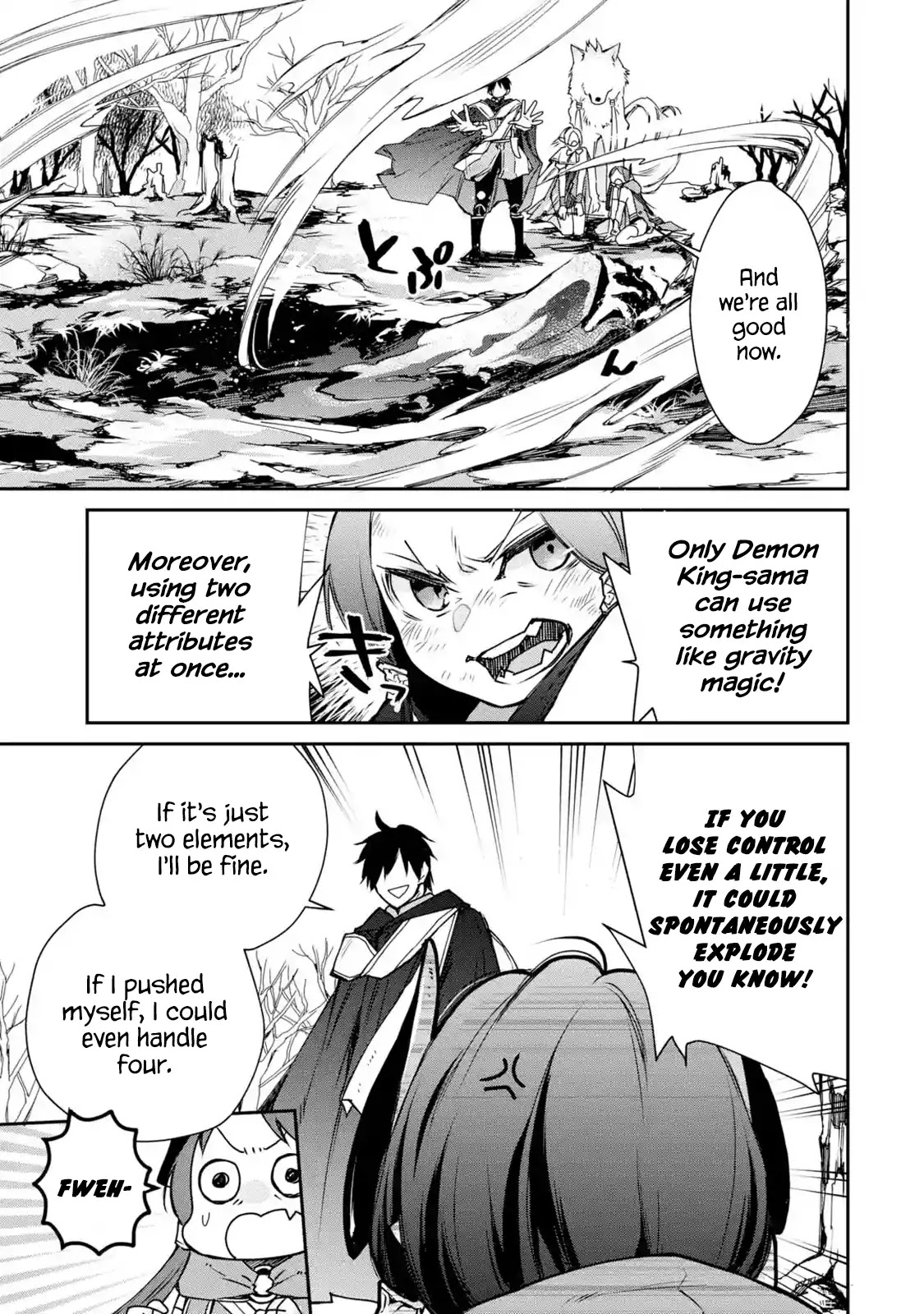 The Strongest Wizard Becomes a Countryside Guardsman After Taking an Arrow to the Knee Chapter 4.1 page 41 - Chapter 4.1 - 4.3: I was the Strongest Sorcerer. And Then I Caught Someone Who Claimed to be One of the Four Heavenly Kings of the Demon King Army (1)