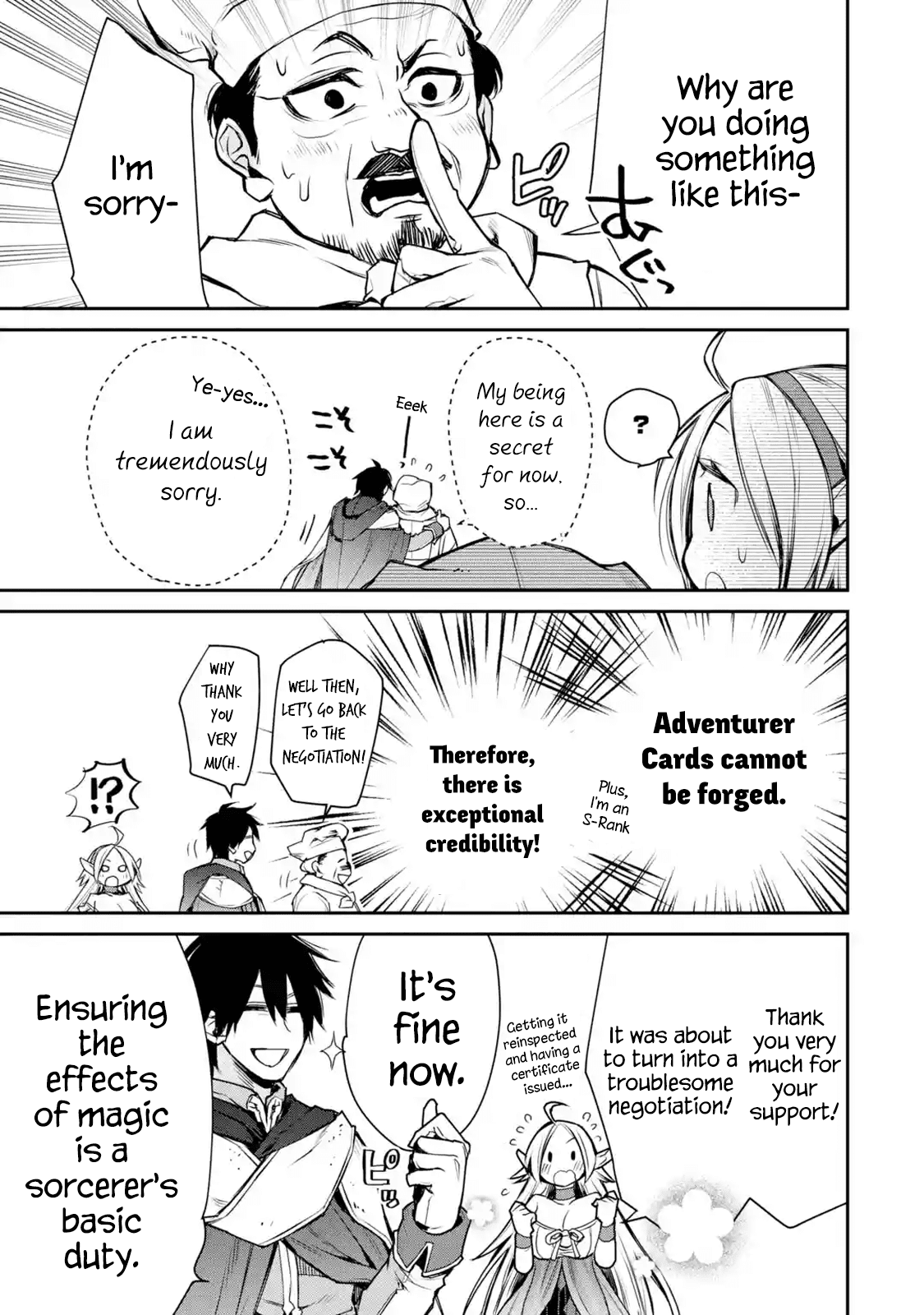 The Strongest Wizard Becomes a Countryside Guardsman After Taking an Arrow to the Knee Chapter 8.1 page 40 - Chapter 8.1 - 8.3: I was the Strongest Sorcerer. And Then I Went to Town