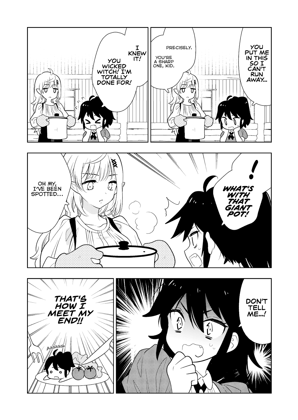 The Struggle-Free Life of the Witch's Sacrifice Chapter 1 page 4 - Chapter 1