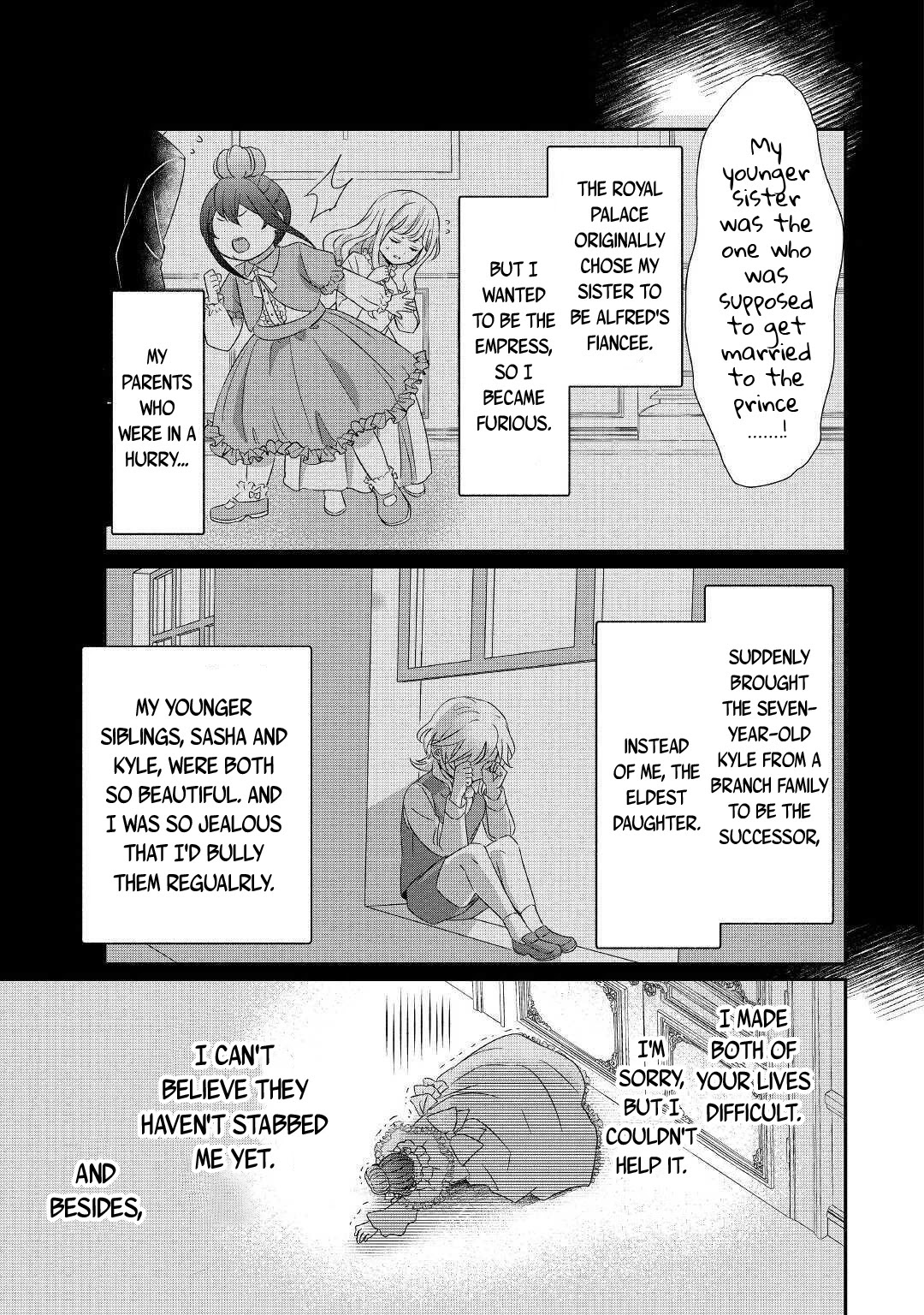 The Struggle of Being Reincarnated as the Marquess's Daughter: I'll Deal with What’s Coming to Me! Chapter 1 page 28 - Chapter 1