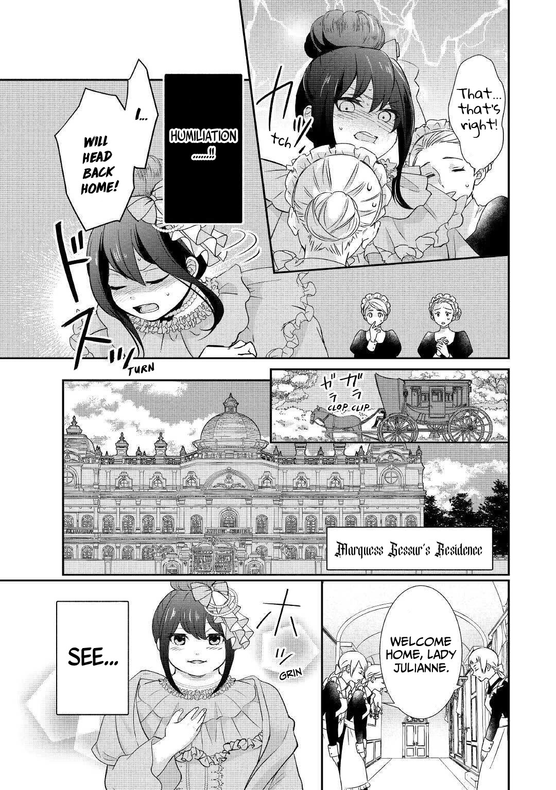 The Struggle of Being Reincarnated as the Marquess's Daughter: I'll Deal with What’s Coming to Me! Chapter 1 page 8 - Chapter 1
