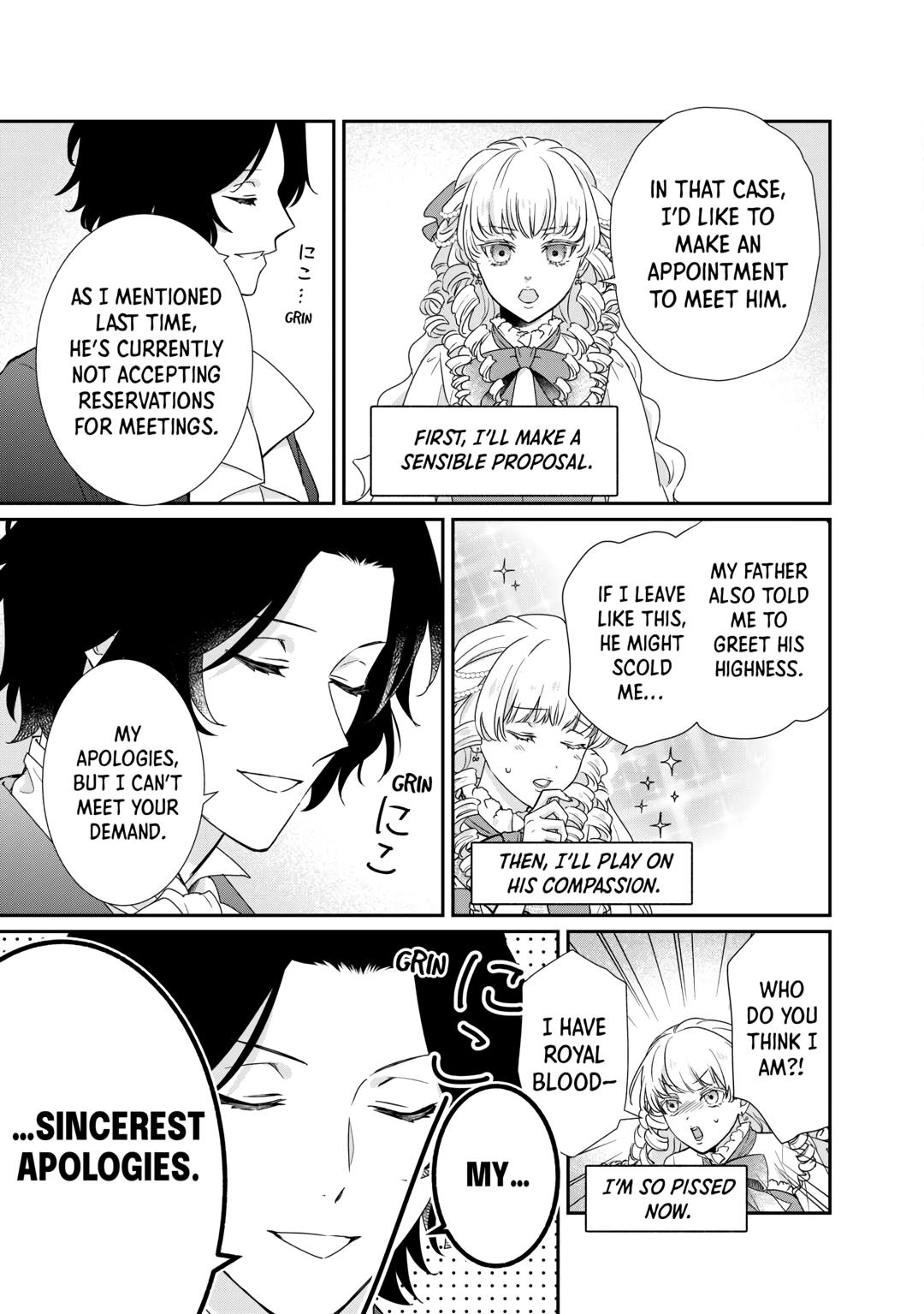 The Struggle of Being Reincarnated as the Marquess's Daughter: I'll Deal with What’s Coming to Me! Chapter 23 page 5 - Chapter 23