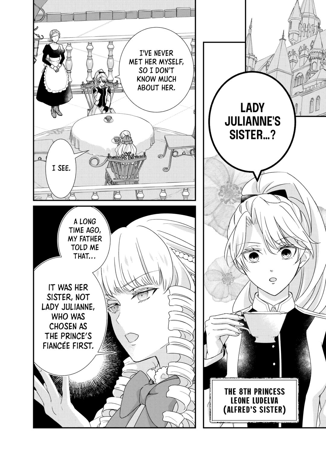 The Struggle of Being Reincarnated as the Marquess's Daughter: I'll Deal with What’s Coming to Me! Chapter 32 page 4 - Chapter 32