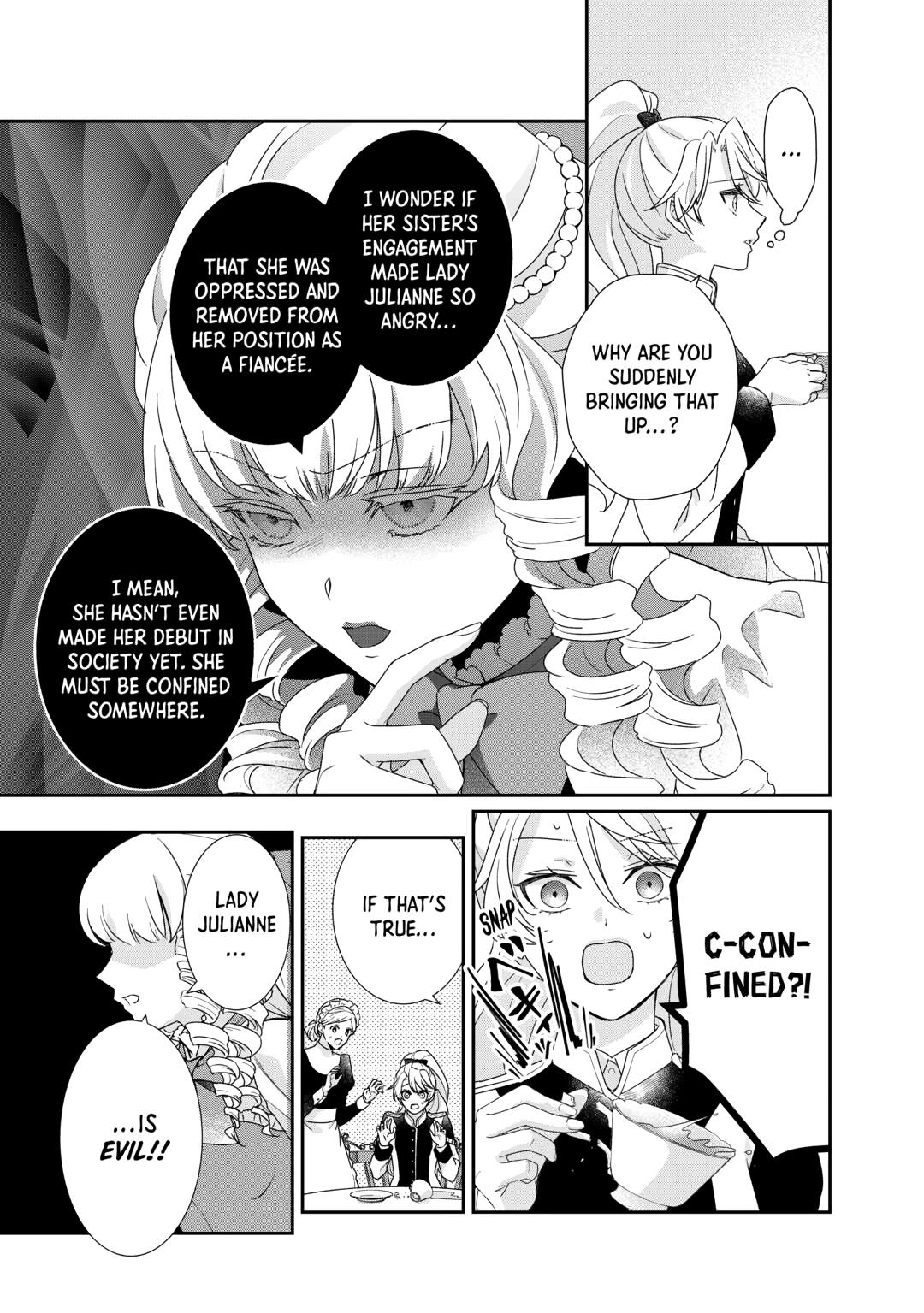 The Struggle of Being Reincarnated as the Marquess's Daughter: I'll Deal with What’s Coming to Me! Chapter 32 page 5 - Chapter 32