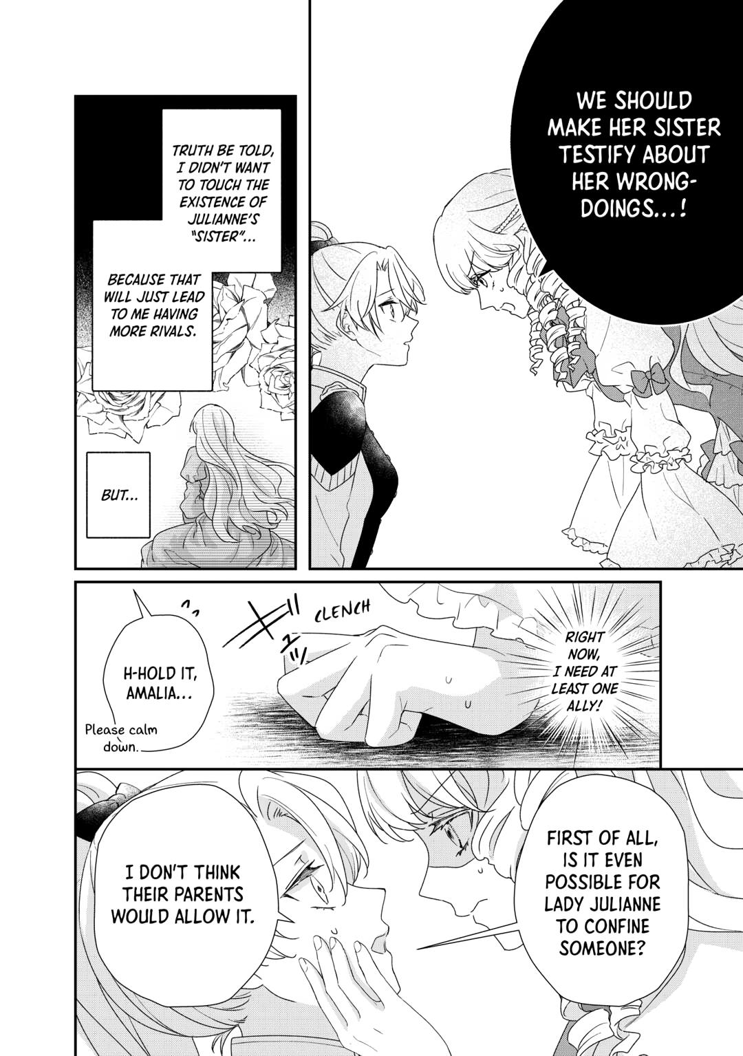 The Struggle of Being Reincarnated as the Marquess's Daughter: I'll Deal with What’s Coming to Me! Chapter 32 page 6 - Chapter 32