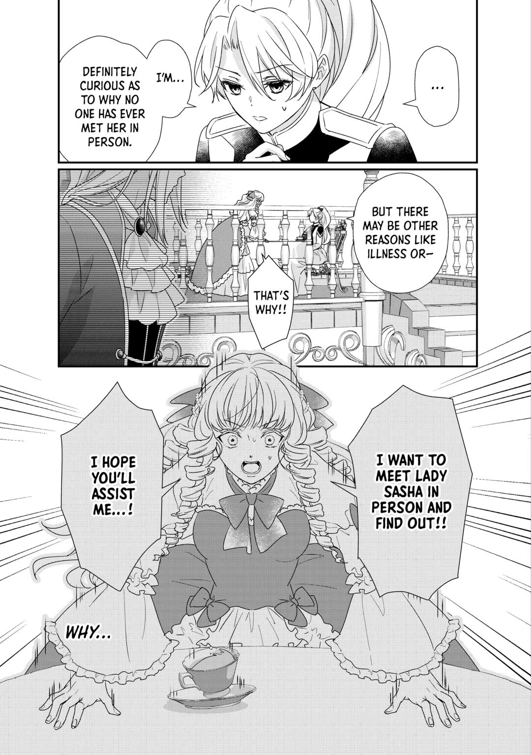 The Struggle of Being Reincarnated as the Marquess's Daughter: I'll Deal with What’s Coming to Me! Chapter 32 page 9 - Chapter 32