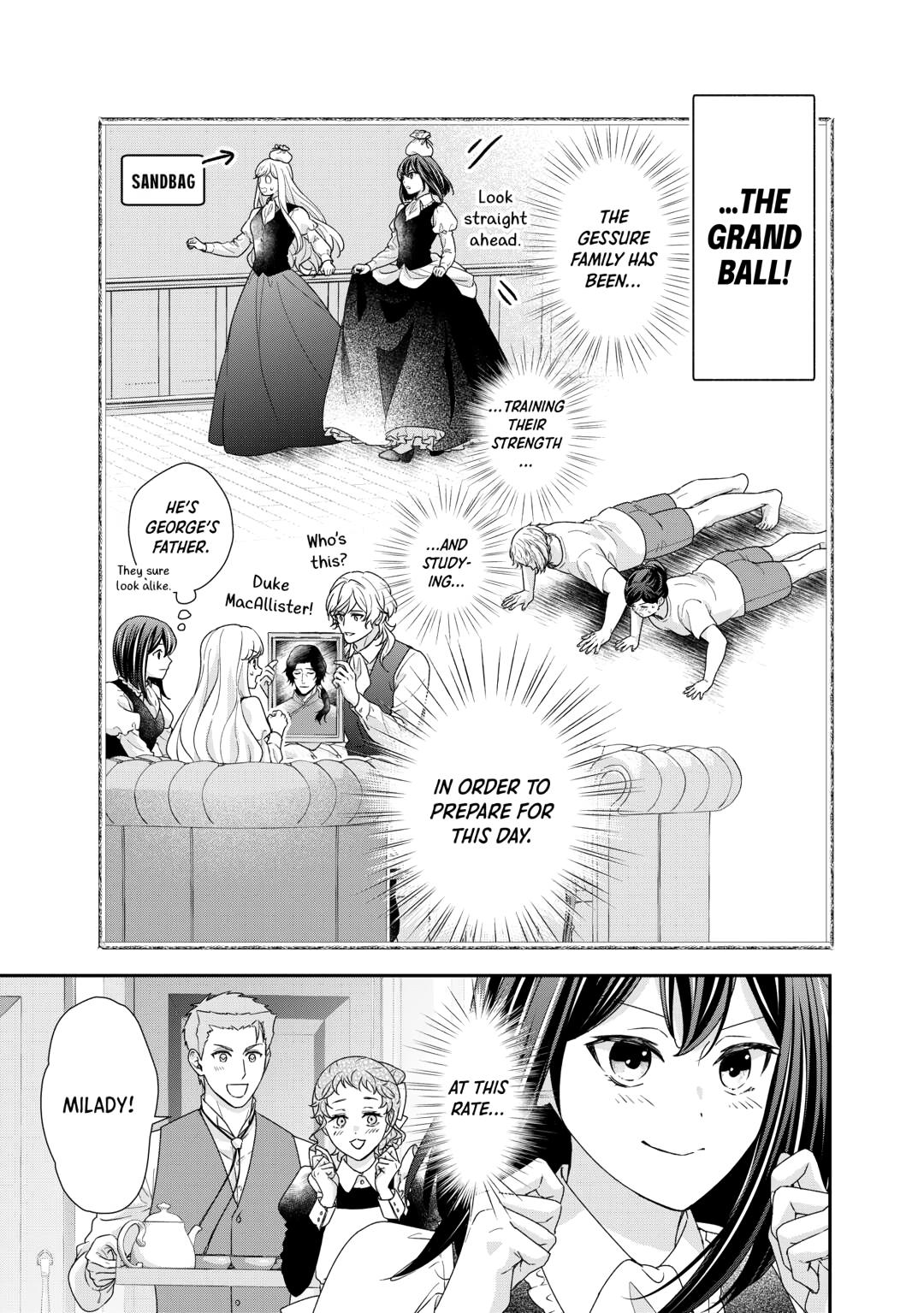 The Struggle of Being Reincarnated as the Marquess's Daughter: I'll Deal with What’s Coming to Me! Chapter 36 page 3 - Chapter 36
