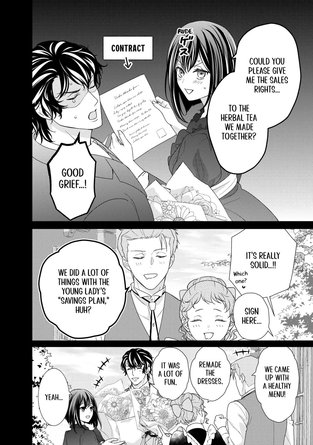 The Struggle of Being Reincarnated as the Marquess's Daughter: I'll Deal with What’s Coming to Me! Chapter 36 page 6 - Chapter 36