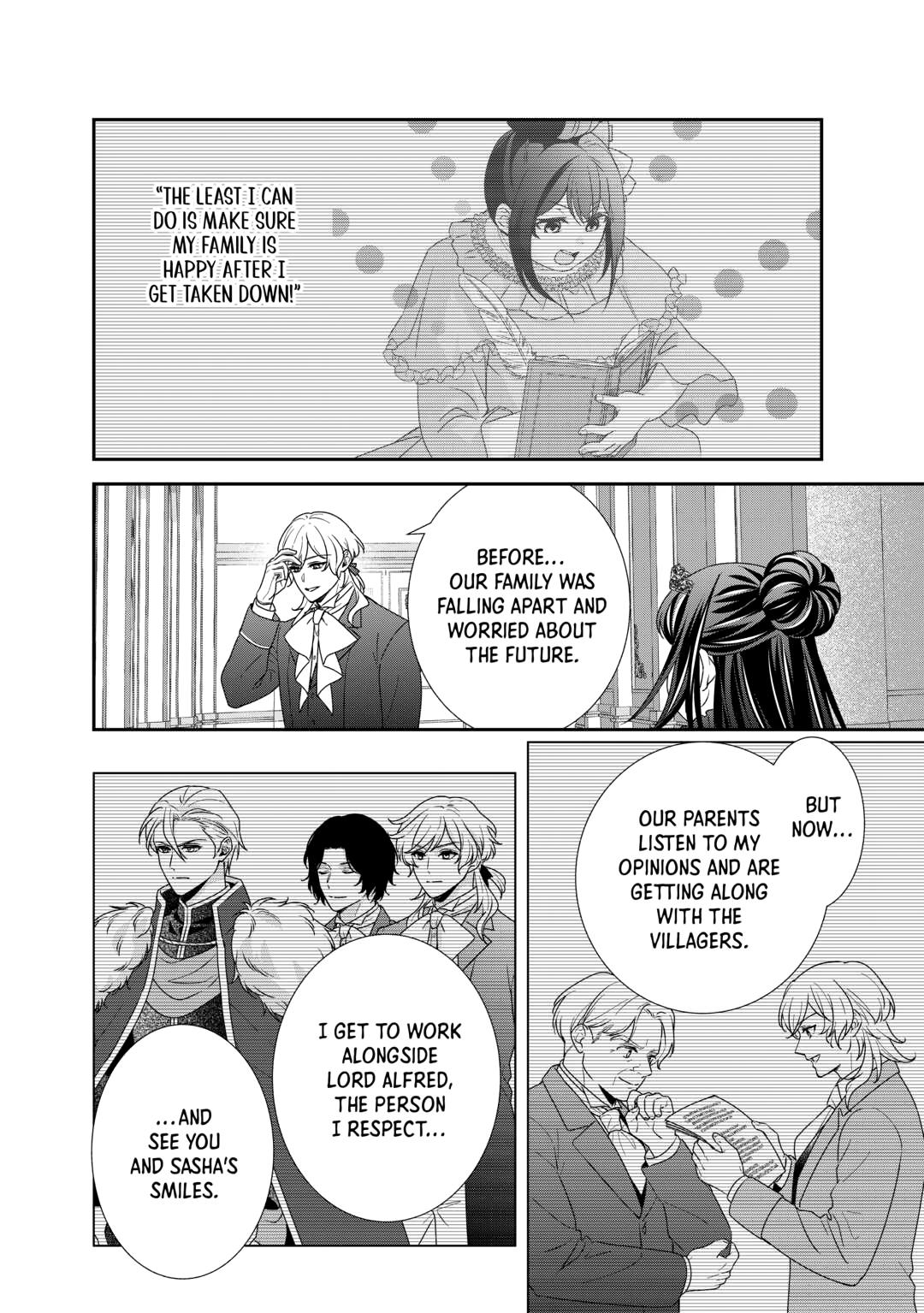 The Struggle of Being Reincarnated as the Marquess's Daughter: I'll Deal with What’s Coming to Me! Chapter 38 page 28 - Chapter 38