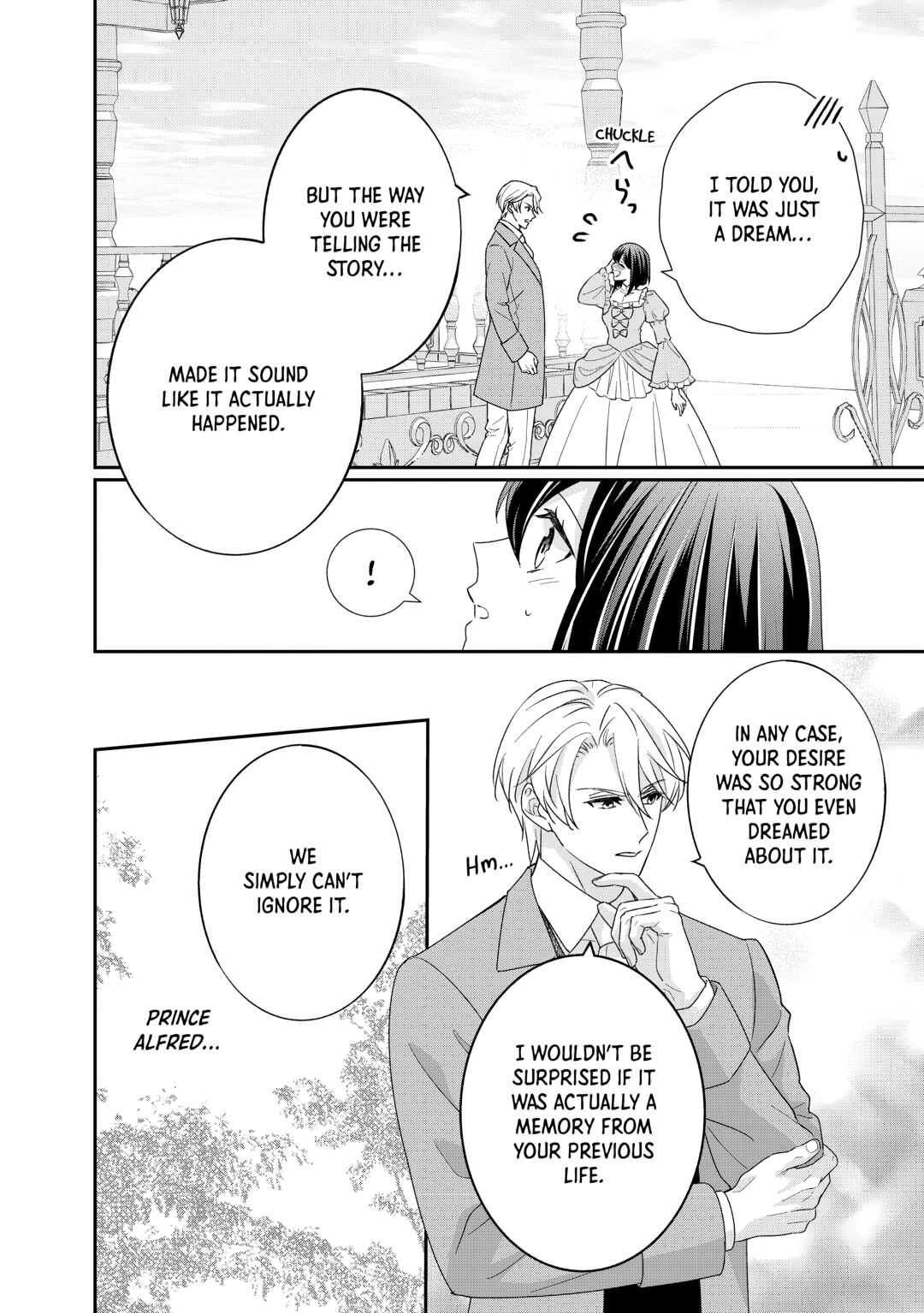 The Struggle of Being Reincarnated as the Marquess's Daughter: I'll Deal with What’s Coming to Me! Chapter 38 page 8 - Chapter 38
