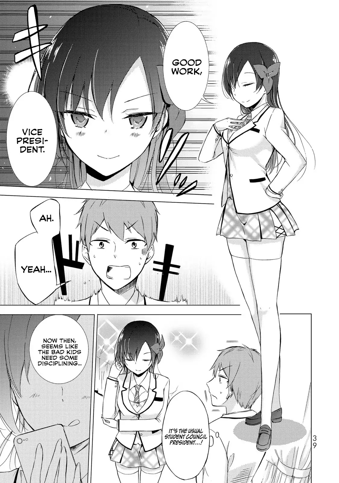 The Student Council President Solves Everything on the Bed Chapter 1 page 37 - Chapter 1: The secret of the student council president