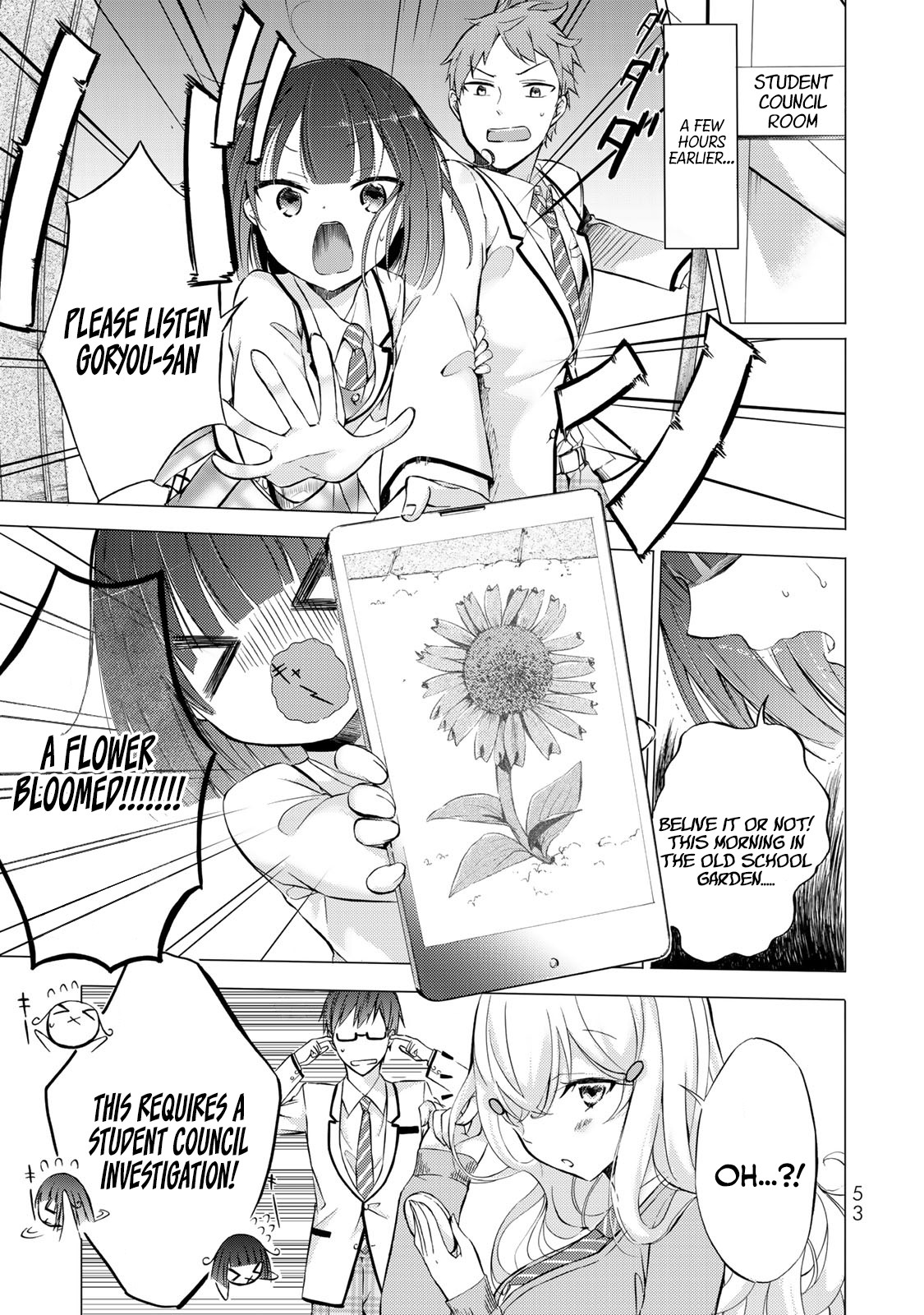 The Student Council President Solves Everything on the Bed Chapter 2.1 page 4 - Chapter 2.1: The Never Blooming Garden Part 1