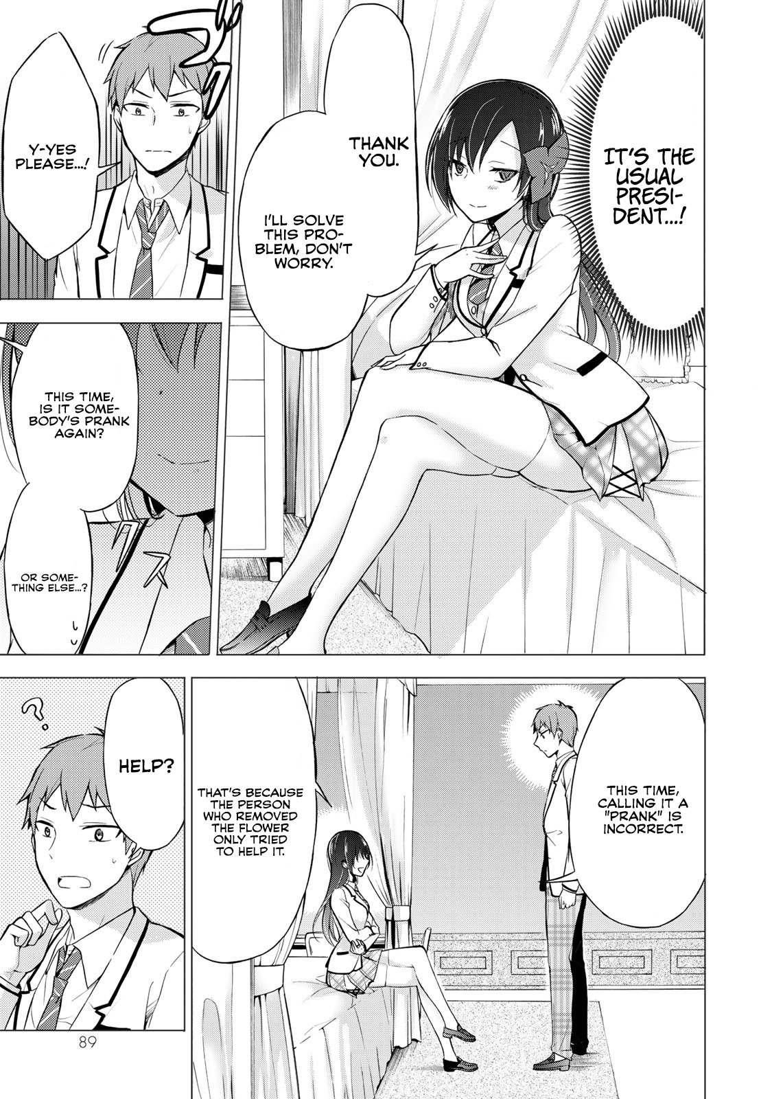 The Student Council President Solves Everything on the Bed Chapter 2.2 page 19 - Chapter 2.2: The Never blooming Garden Part 1