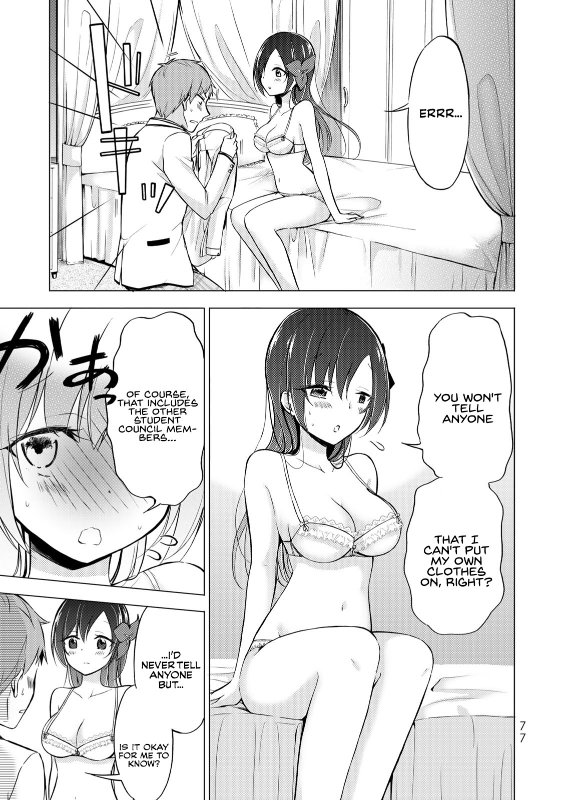 The Student Council President Solves Everything on the Bed Chapter 2.2 page 7 - Chapter 2.2: The Never blooming Garden Part 1