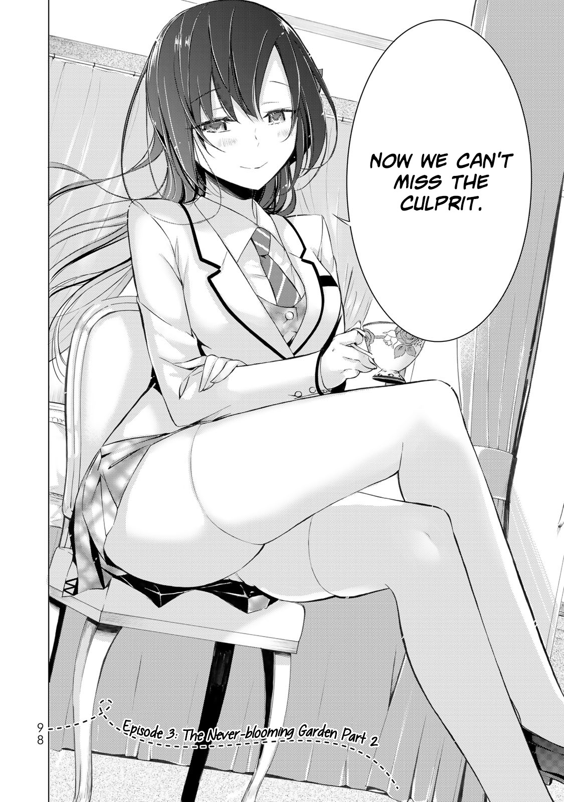 The Student Council President Solves Everything on the Bed Chapter 3 page 5 - Chapter 3: The Never blooming Garden Part 2