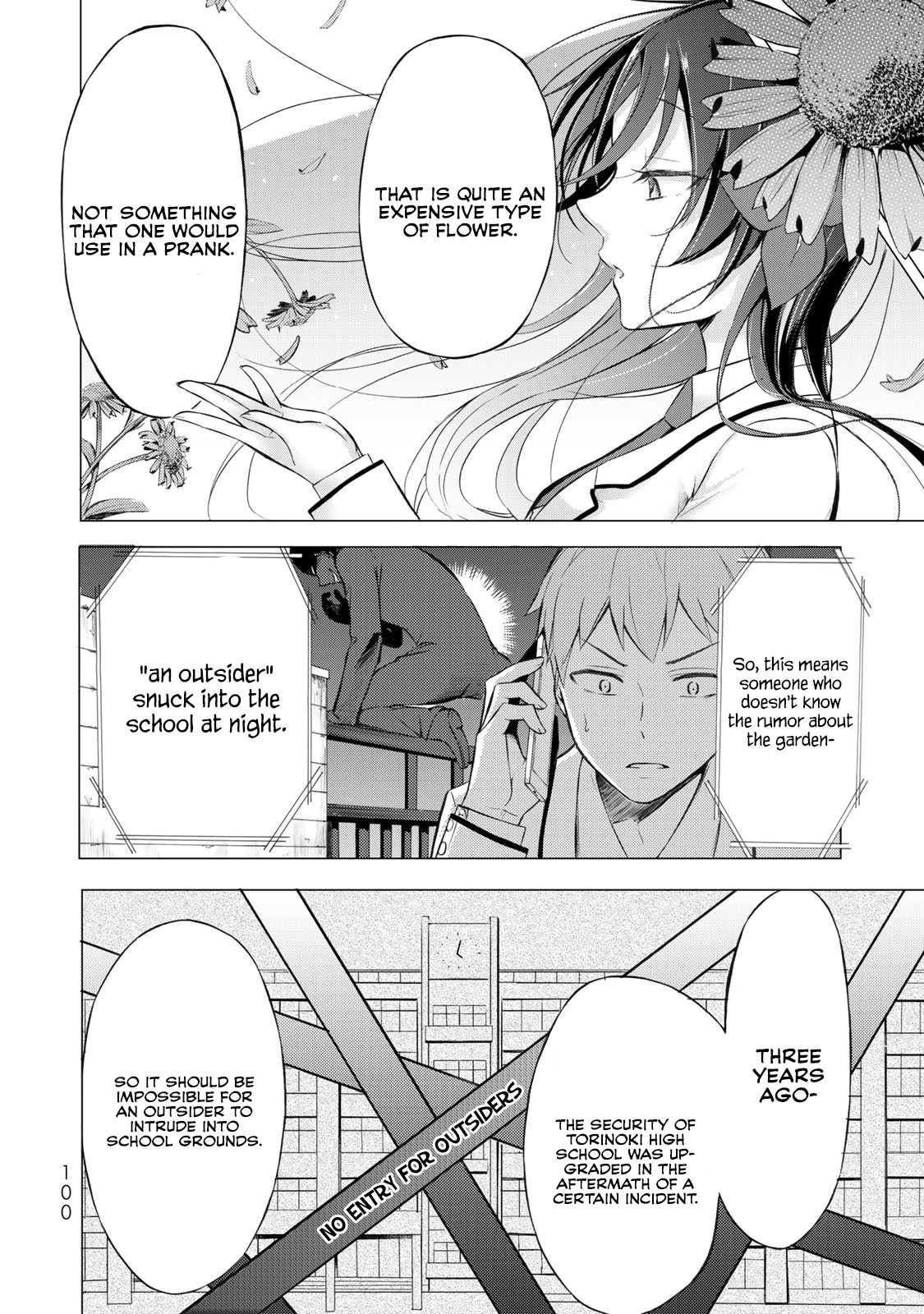The Student Council President Solves Everything on the Bed Chapter 3 page 7 - Chapter 3: The Never blooming Garden Part 2