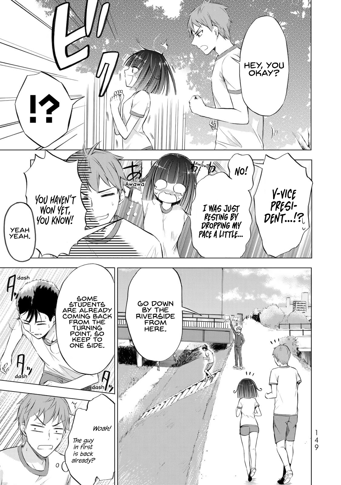 The Student Council President Solves Everything on the Bed Chapter 4 page 10 - Chapter 4: Accident at the Marathon - Part 1