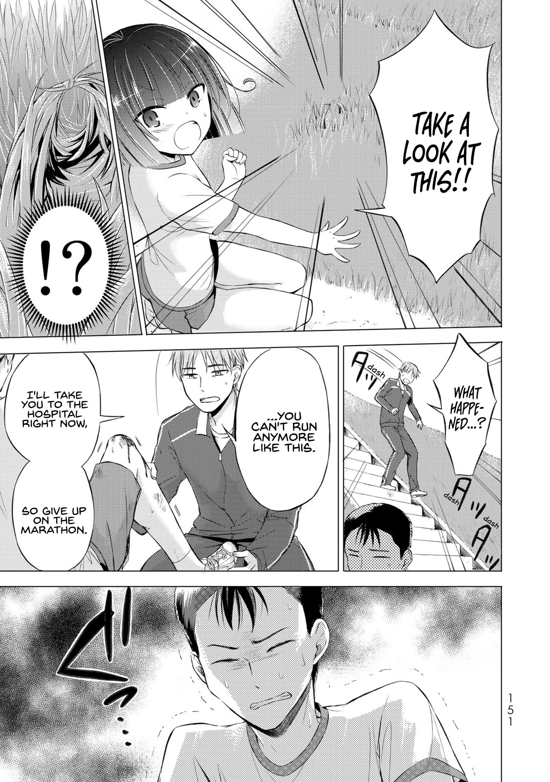 The Student Council President Solves Everything on the Bed Chapter 4 page 12 - Chapter 4: Accident at the Marathon - Part 1