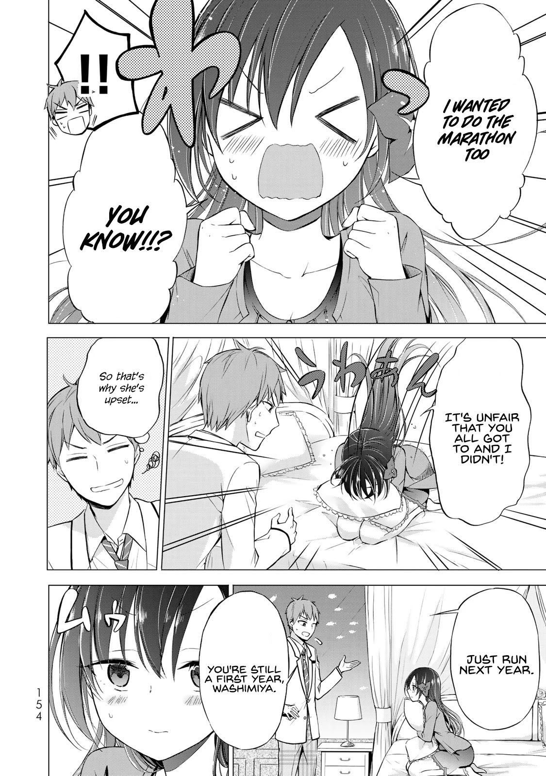 The Student Council President Solves Everything on the Bed Chapter 4 page 15 - Chapter 4: Accident at the Marathon - Part 1