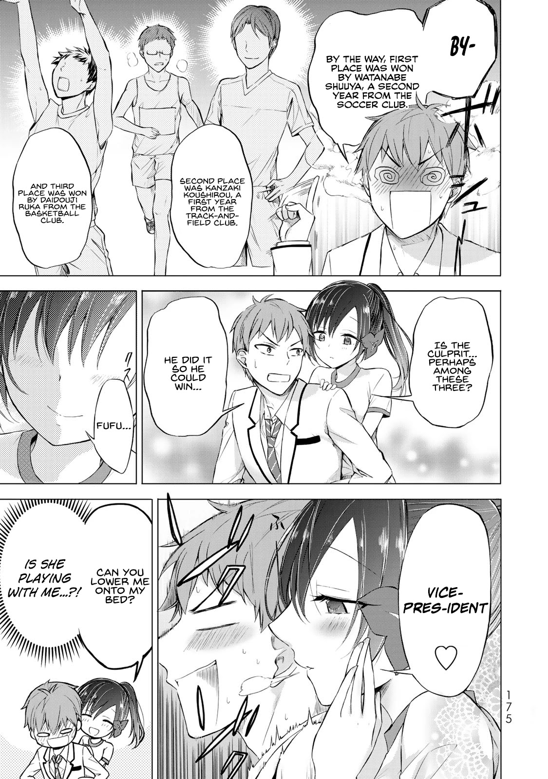 The Student Council President Solves Everything on the Bed Chapter 4 page 36 - Chapter 4: Accident at the Marathon - Part 1