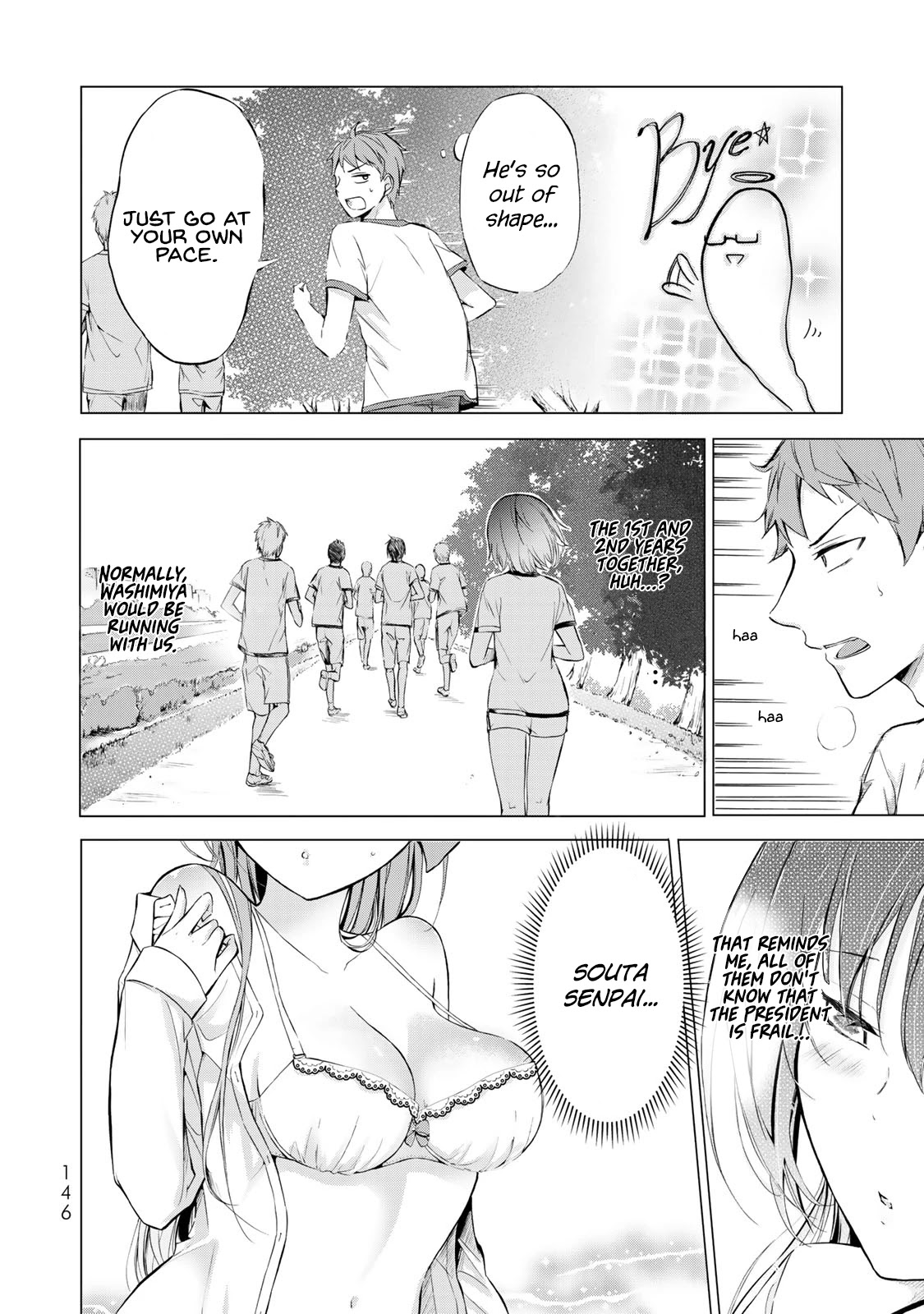 The Student Council President Solves Everything on the Bed Chapter 4 page 7 - Chapter 4: Accident at the Marathon - Part 1