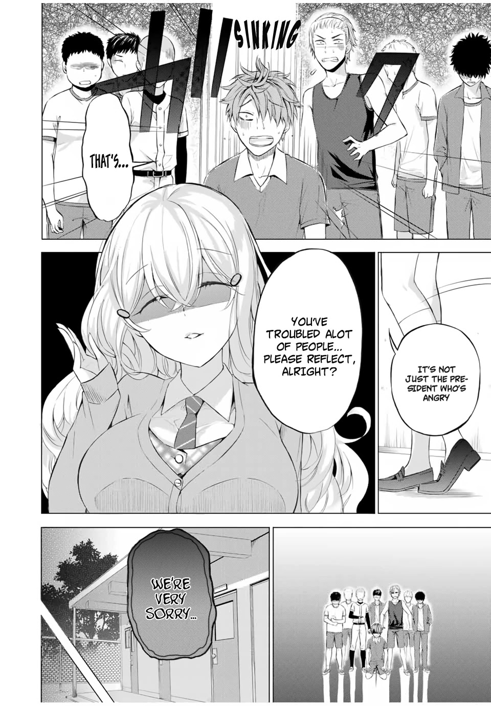 The Student Council President Solves Everything on the Bed Chapter 5.2 page 8 - Chapter 5.2: Accident at the Marathon - Bottom ②
