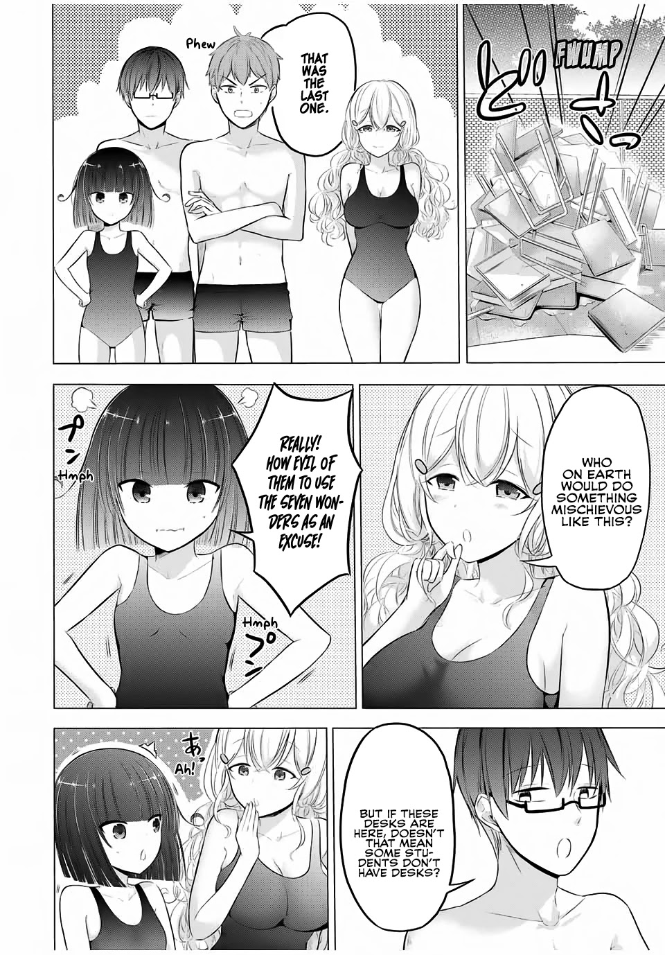 The Student Council President Solves Everything on the Bed Chapter 6.1 page 11 - Chapter 6.1: The Wandering Desks part 1