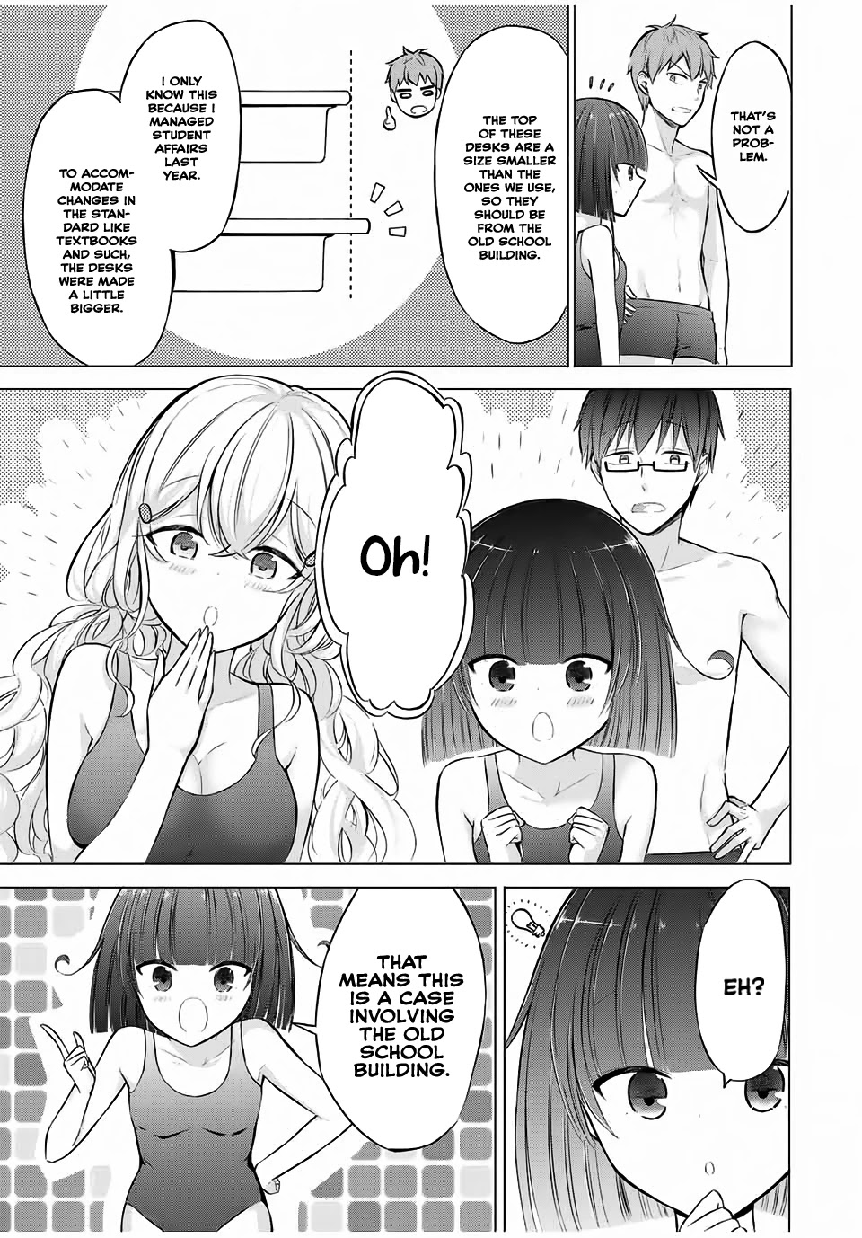 The Student Council President Solves Everything on the Bed Chapter 6.1 page 12 - Chapter 6.1: The Wandering Desks part 1