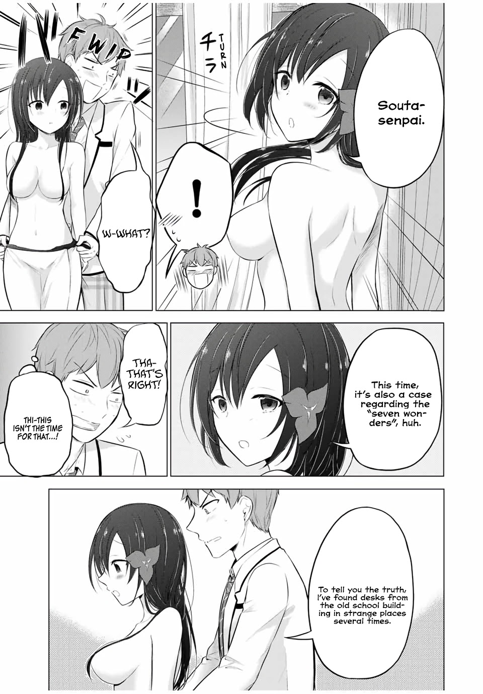The Student Council President Solves Everything on the Bed Chapter 6.2 page 4 - Chapter 6.2: The Wandering Desks part 2
